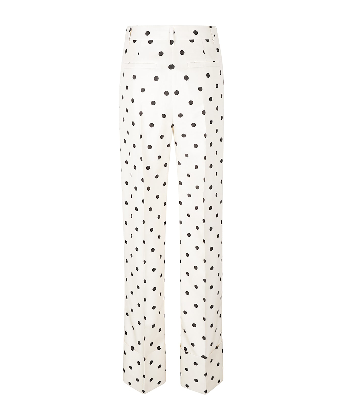 Valentino Garavani Polka Dot Trousers - Betulla/Black