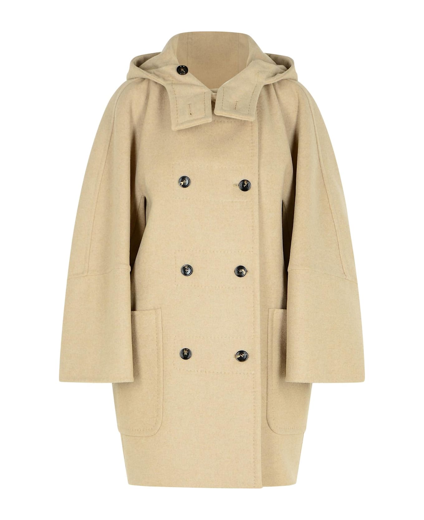 Max Mara 'arturo1234' Beige Wool Blend Coat - Beige