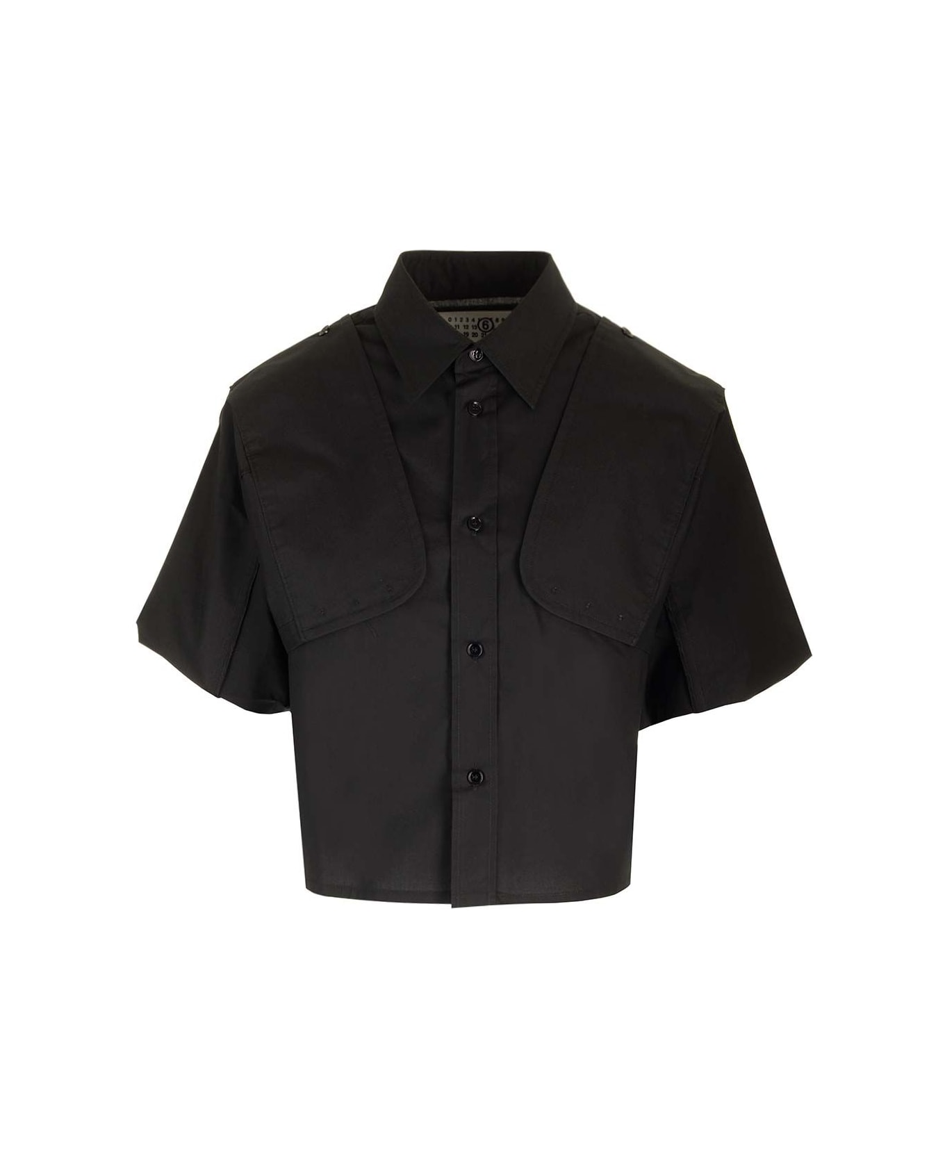 MM6 Maison Margiela Boxy Fit Shirt - Black