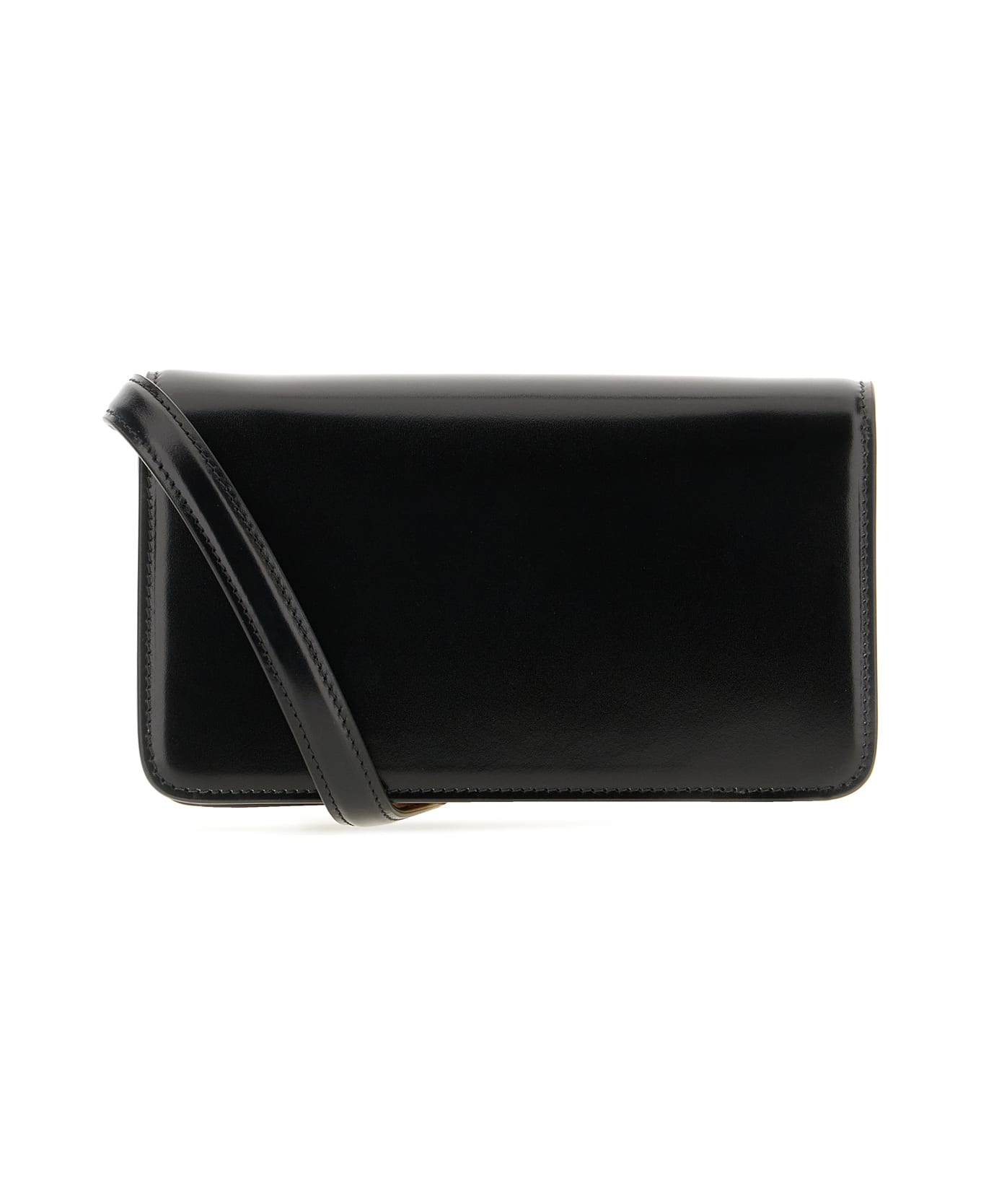 Black Leather Clutch