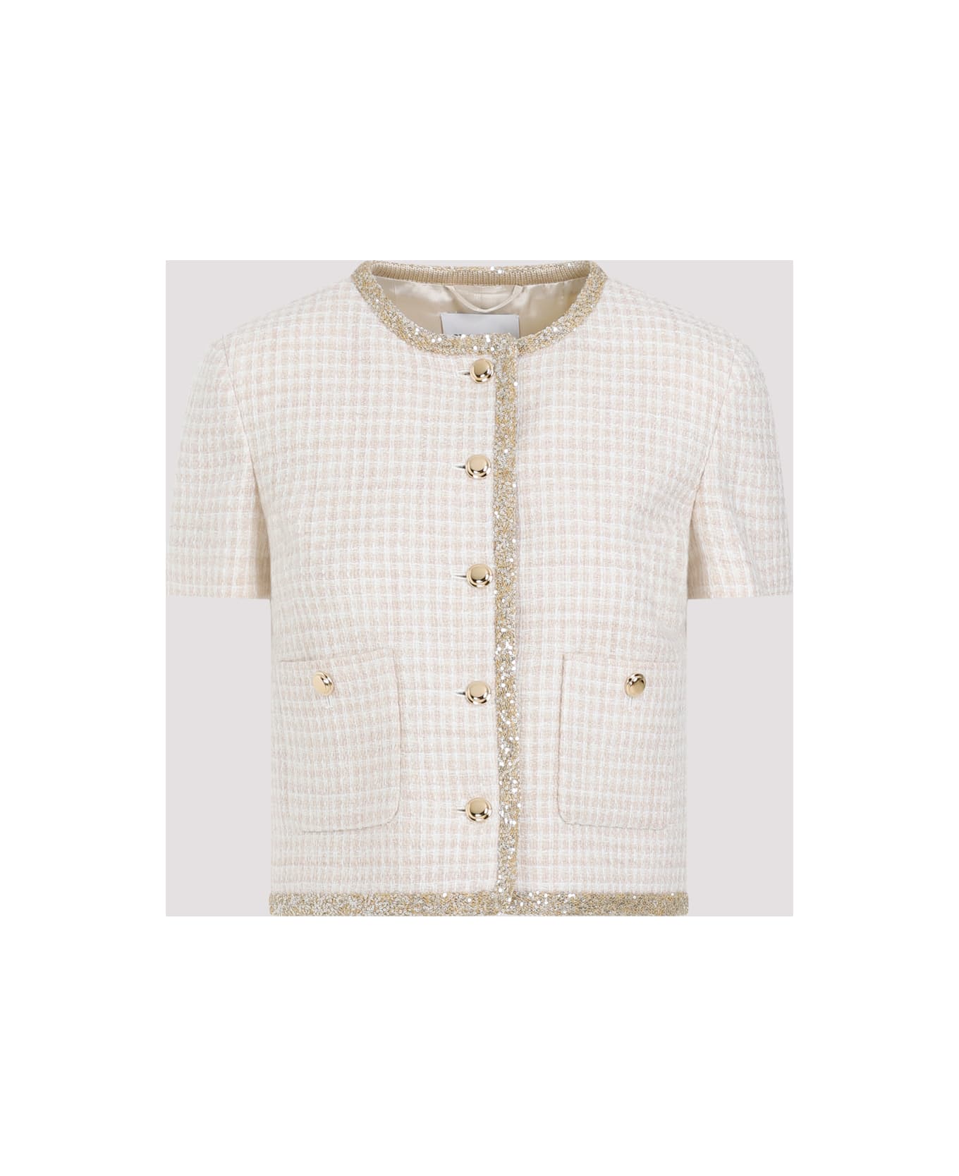 Miu Miu Virgin Wool Jacket - Avorio Albino