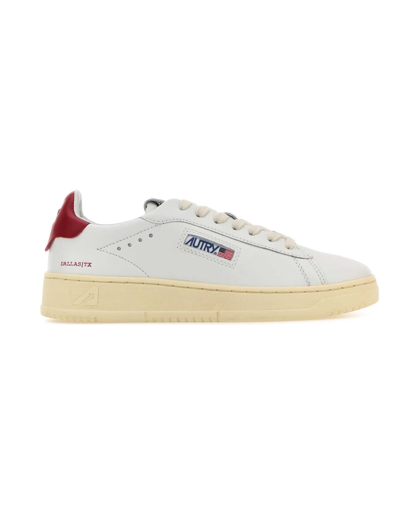 Autry White Leather Dallas Sneakers - NW03
