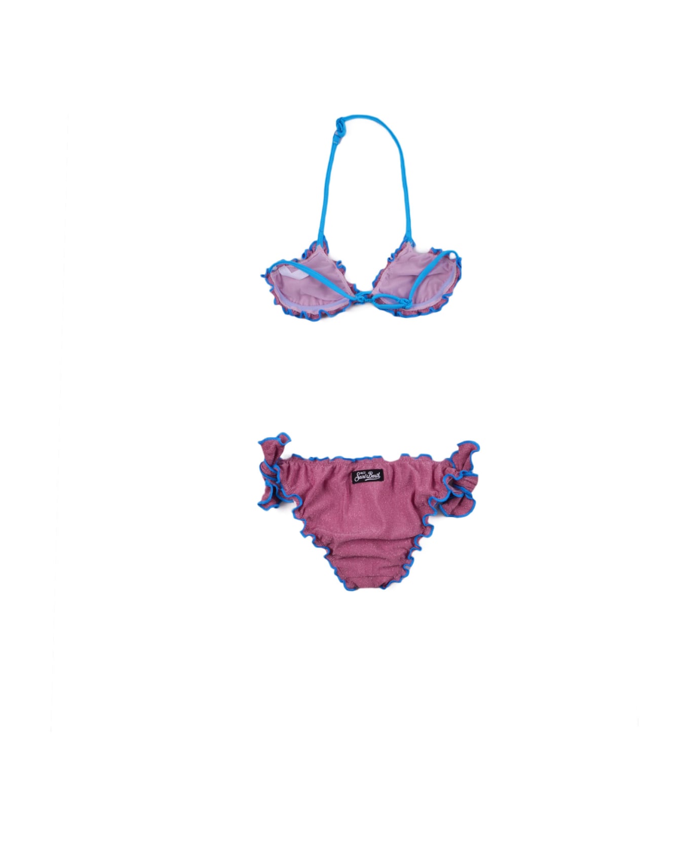 MC2 Saint Barth Bikini Swimsuit With Contrasting Edge - Rose 水着