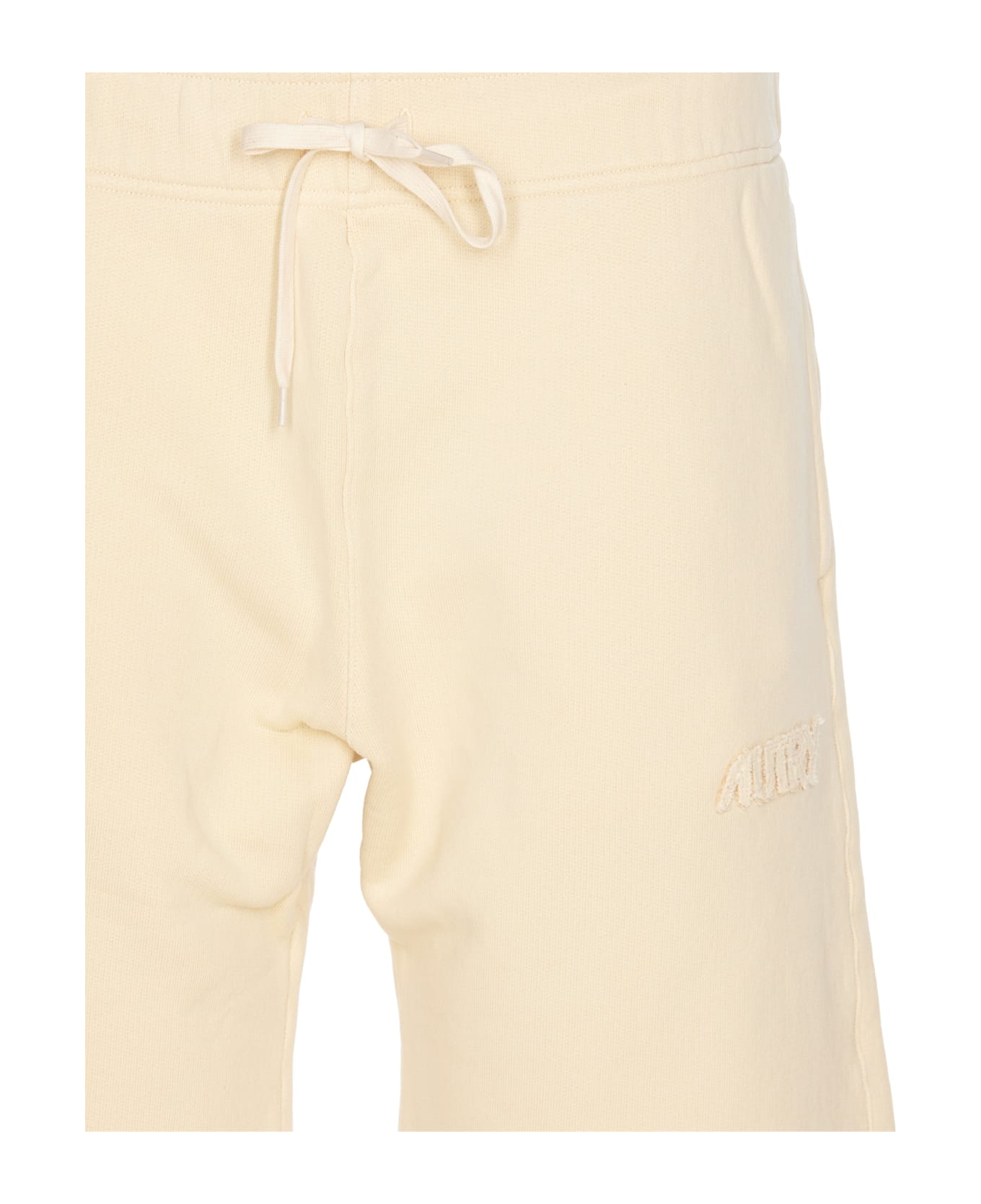 Autry Logo Shorts - Beige