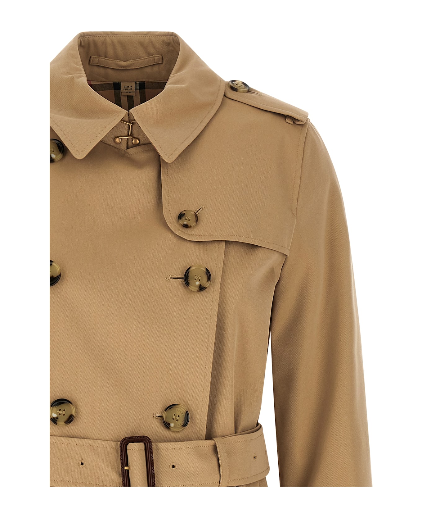 Burberry 'kensington' Trench Coat - Beige