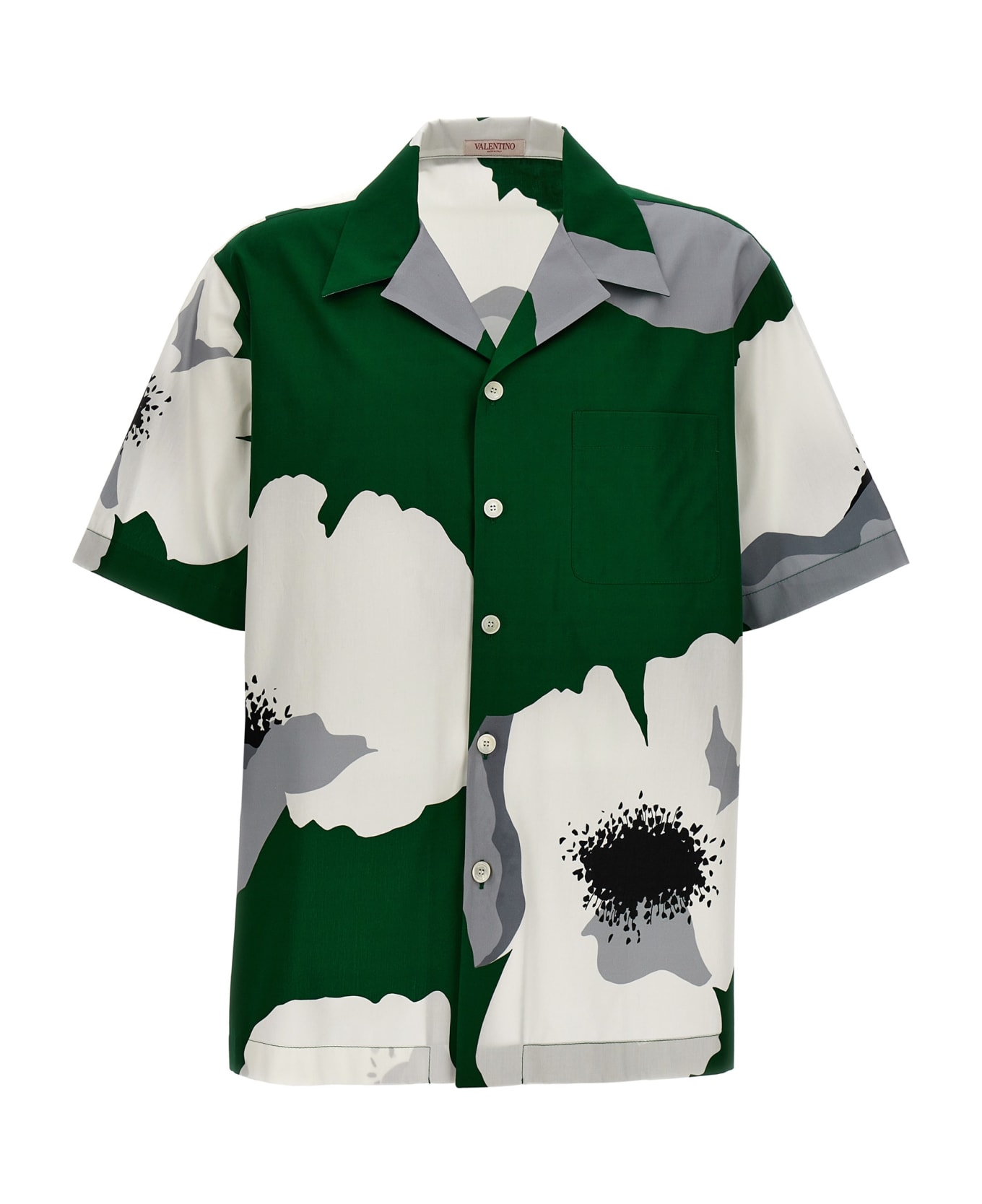 Valentino sneakers Floral Print Shirt - Green