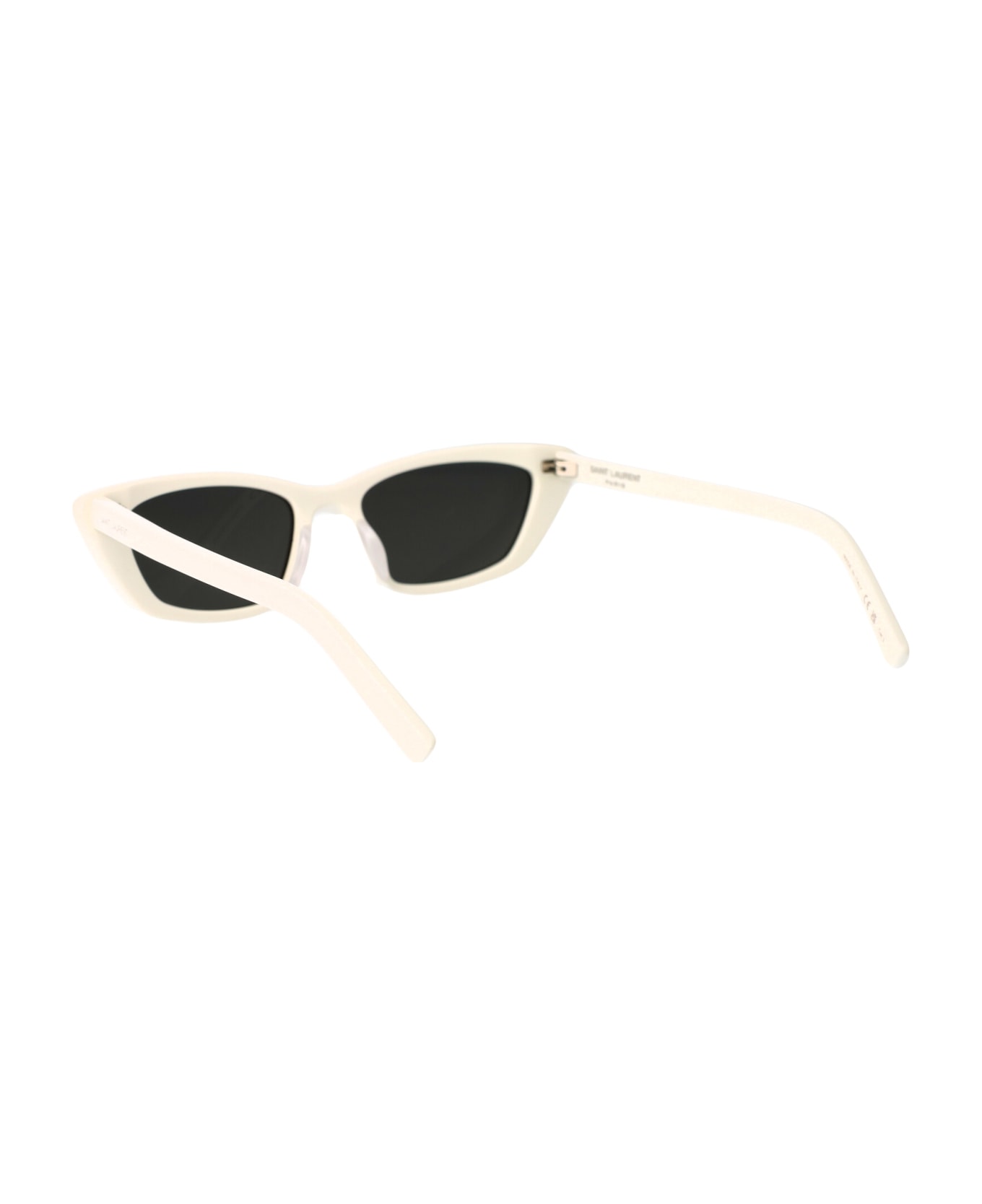 Saint Laurent Eyewear Sl 277 Sunglasses - 011 WHITE WHITE GREY