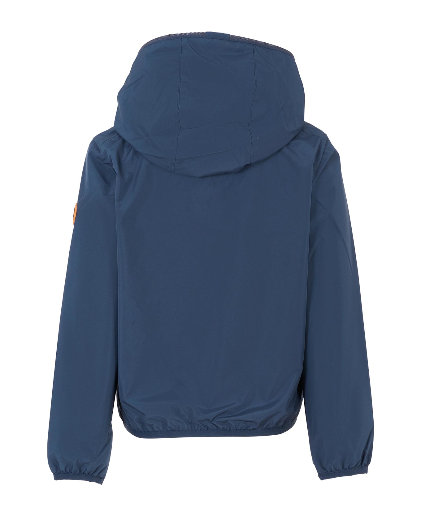 Save the Duck Blue Jules Windbreaker For Kids With Logo - Blue