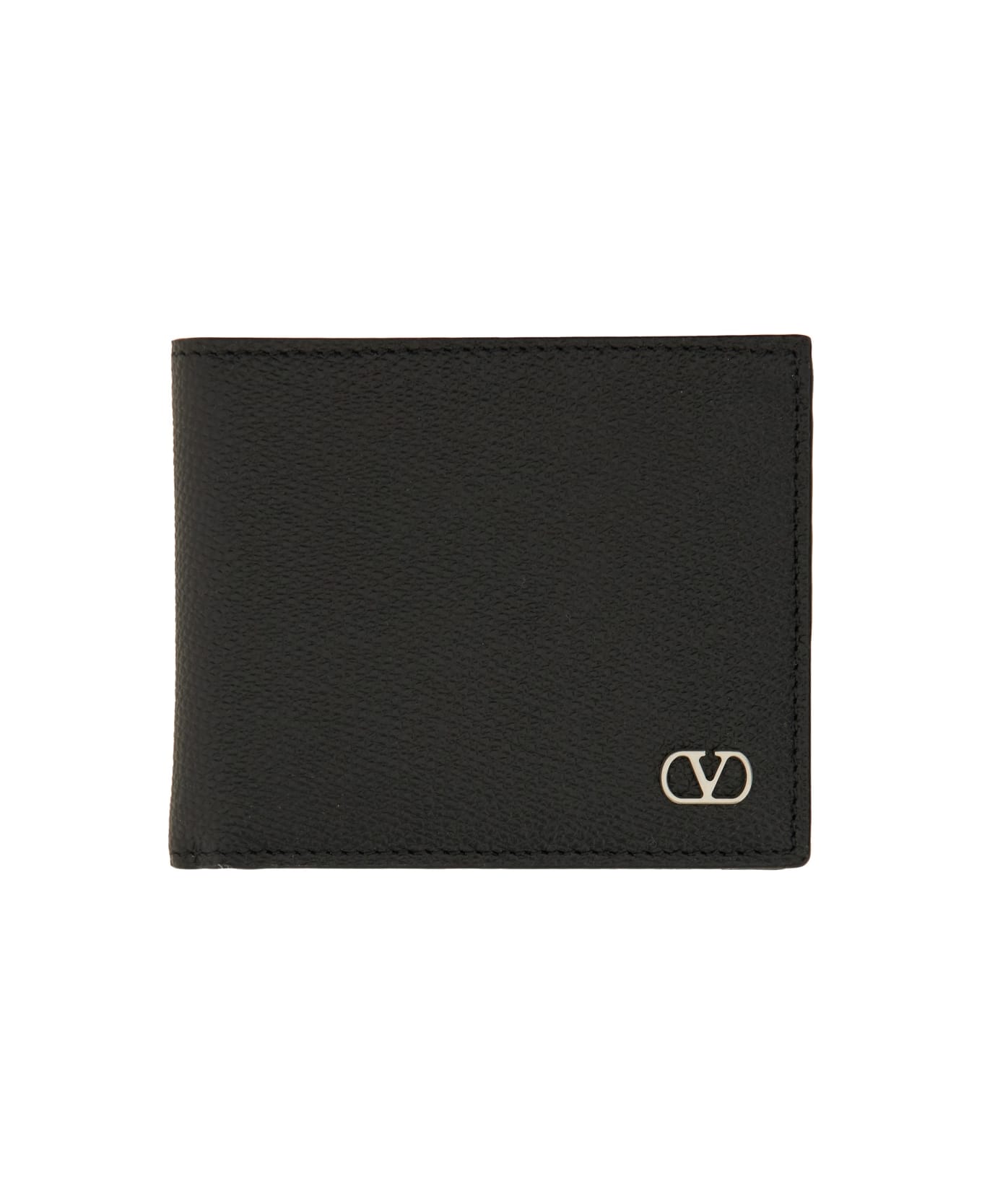 Valentino Garavani "vlogo Signature" Wallet - BLACK