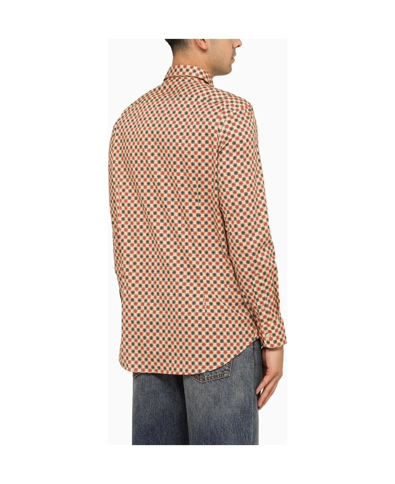 Etro Stretch Poplin Multi-coloured Shirt