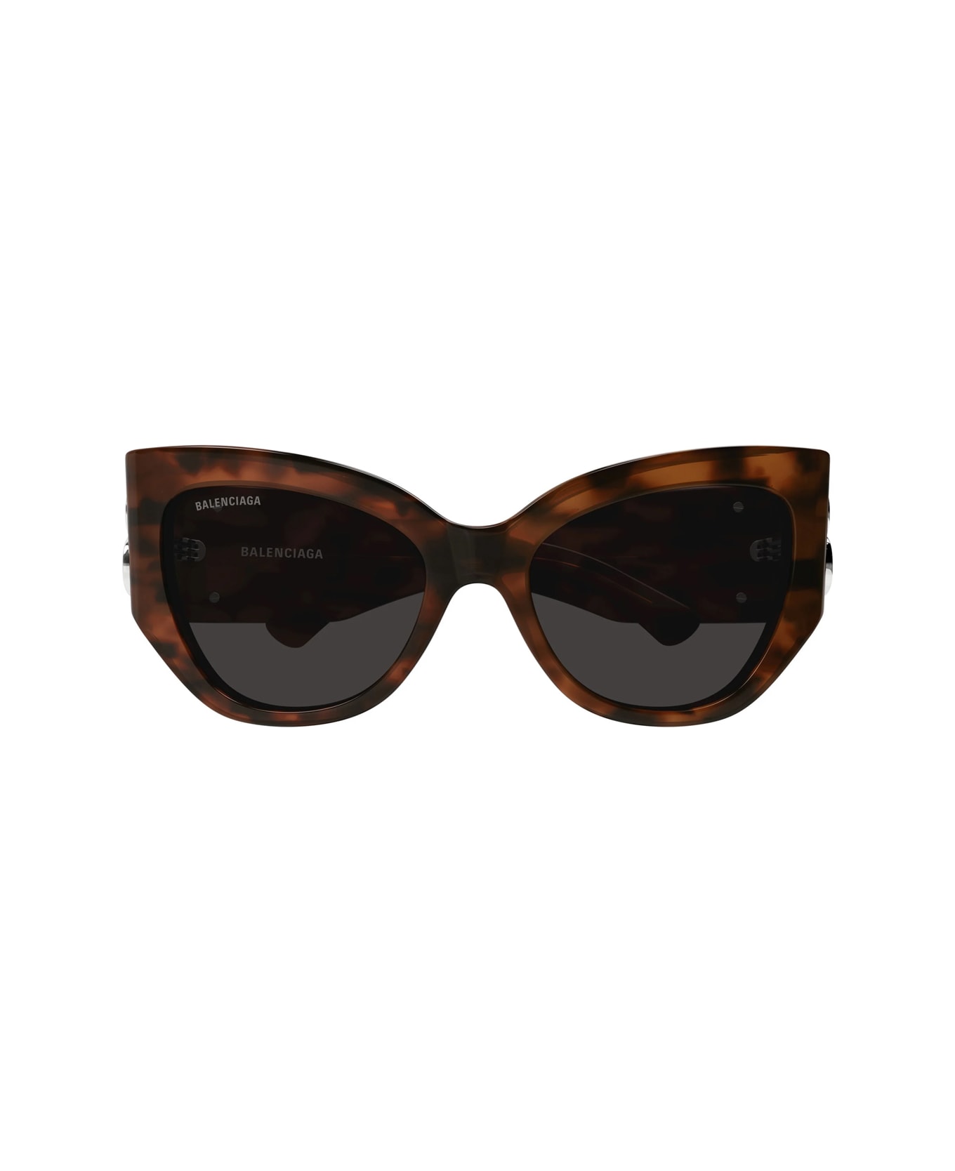 Balenciaga Eyewear Dinasty-linea Everyday Sunglasses - 003 HAVANA HAVANA GREY サングラス