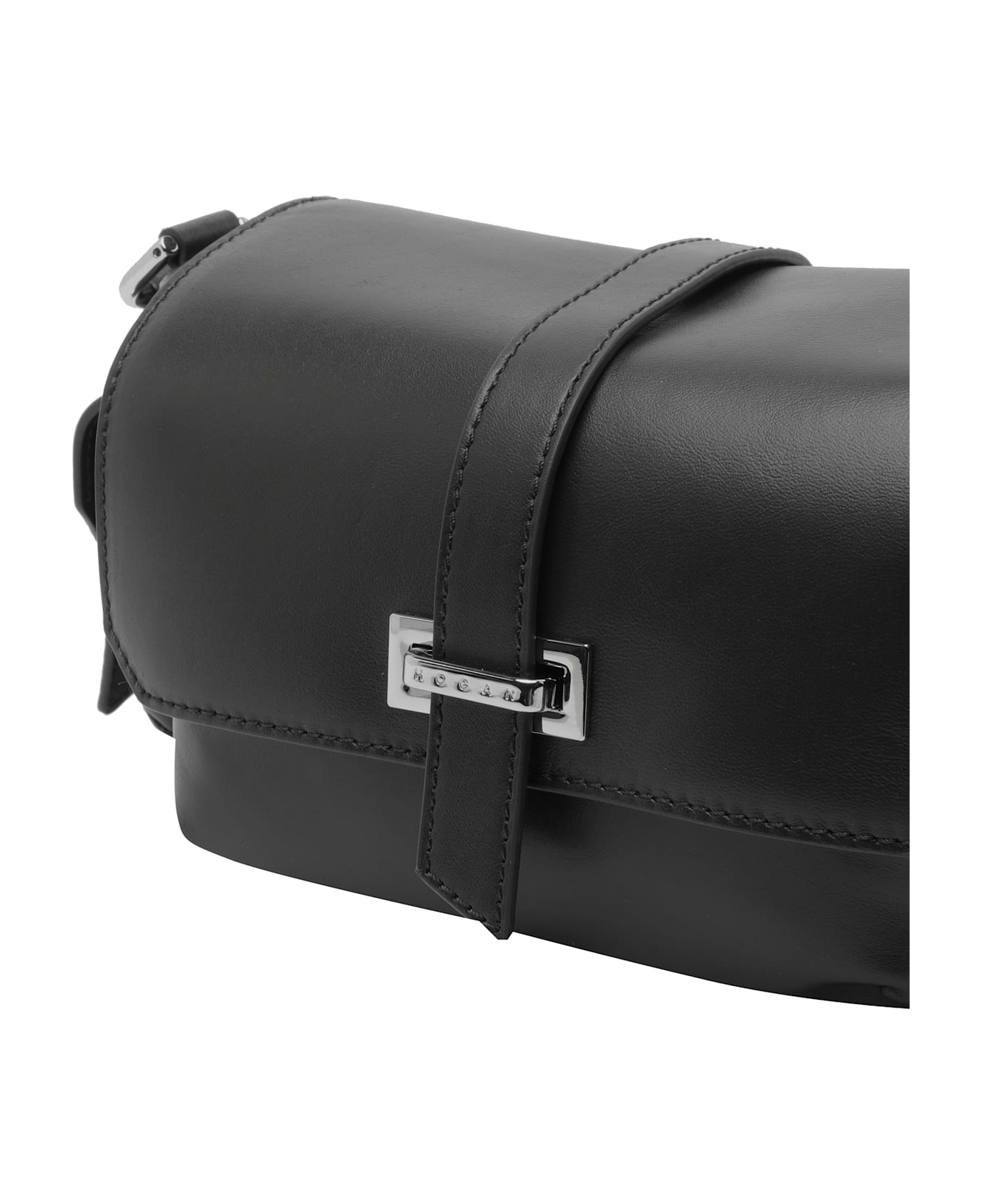 Hogan Small Flap Crossbody Bag - black