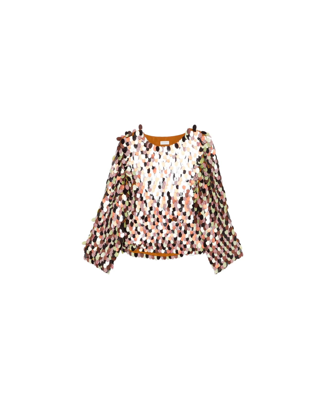 Dries Van Noten Top - BROWN