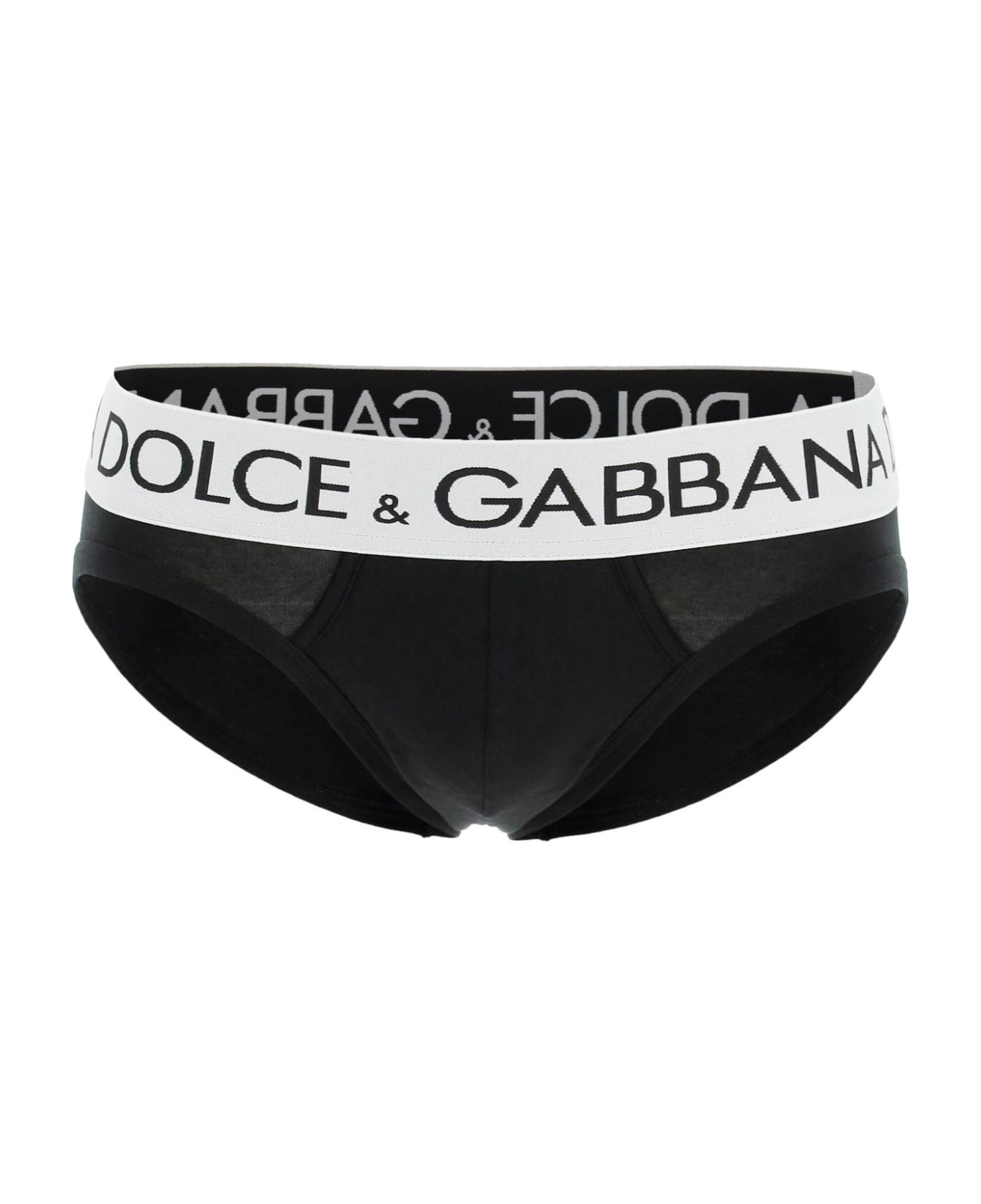 Dolce 
Gabbana Logo Band Underwear Brief - NERO (Black)