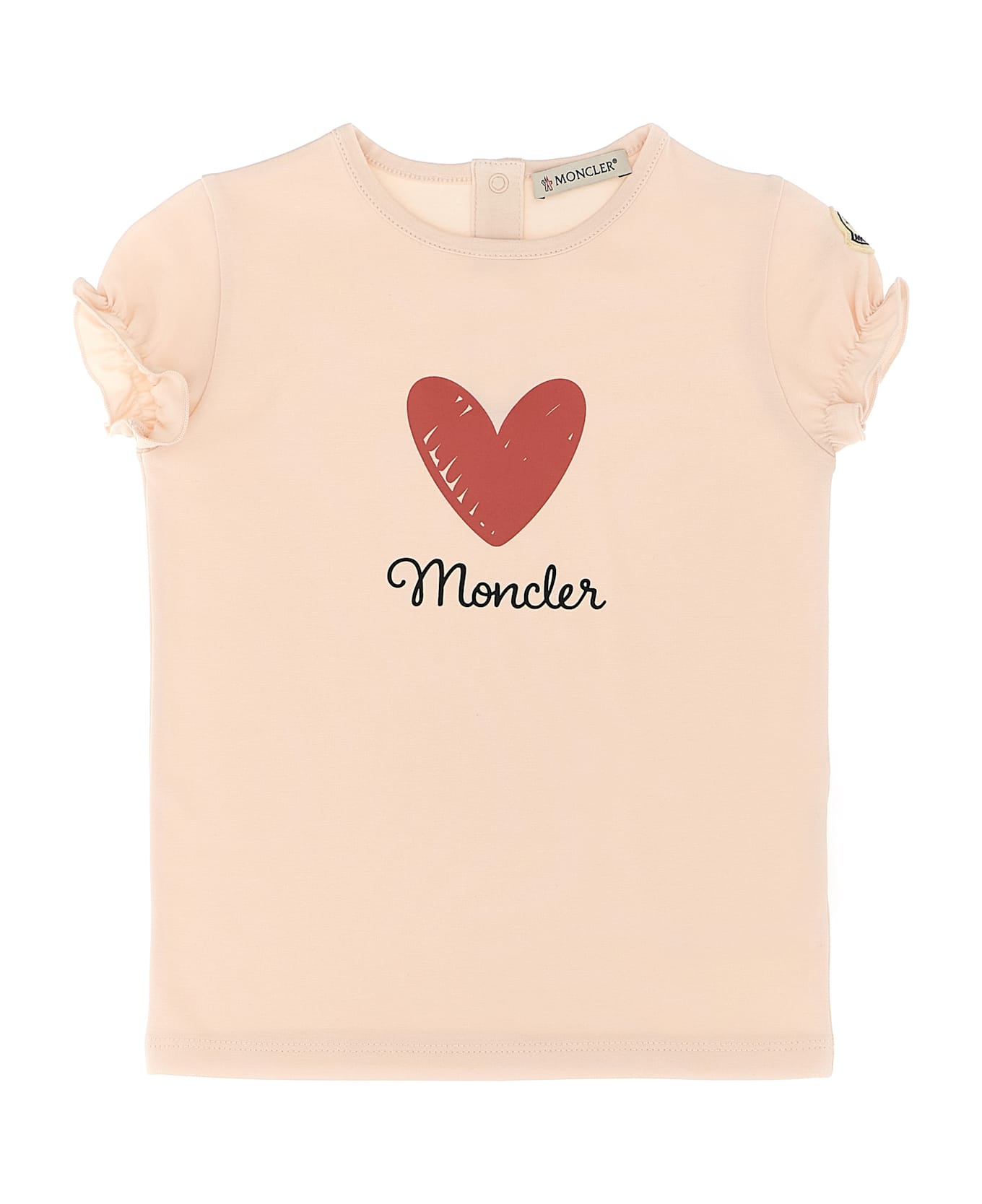 Moncler Printed T-shirt - Pink