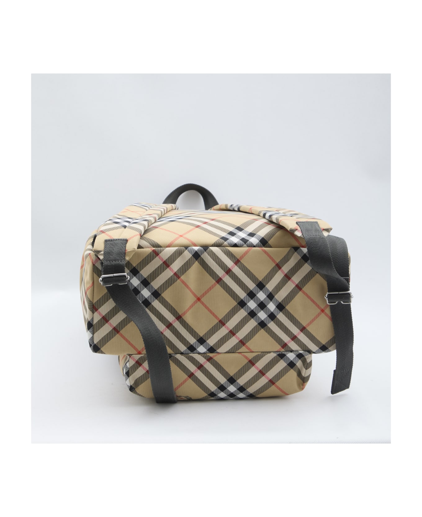 Burberry Check Backpack - Beige