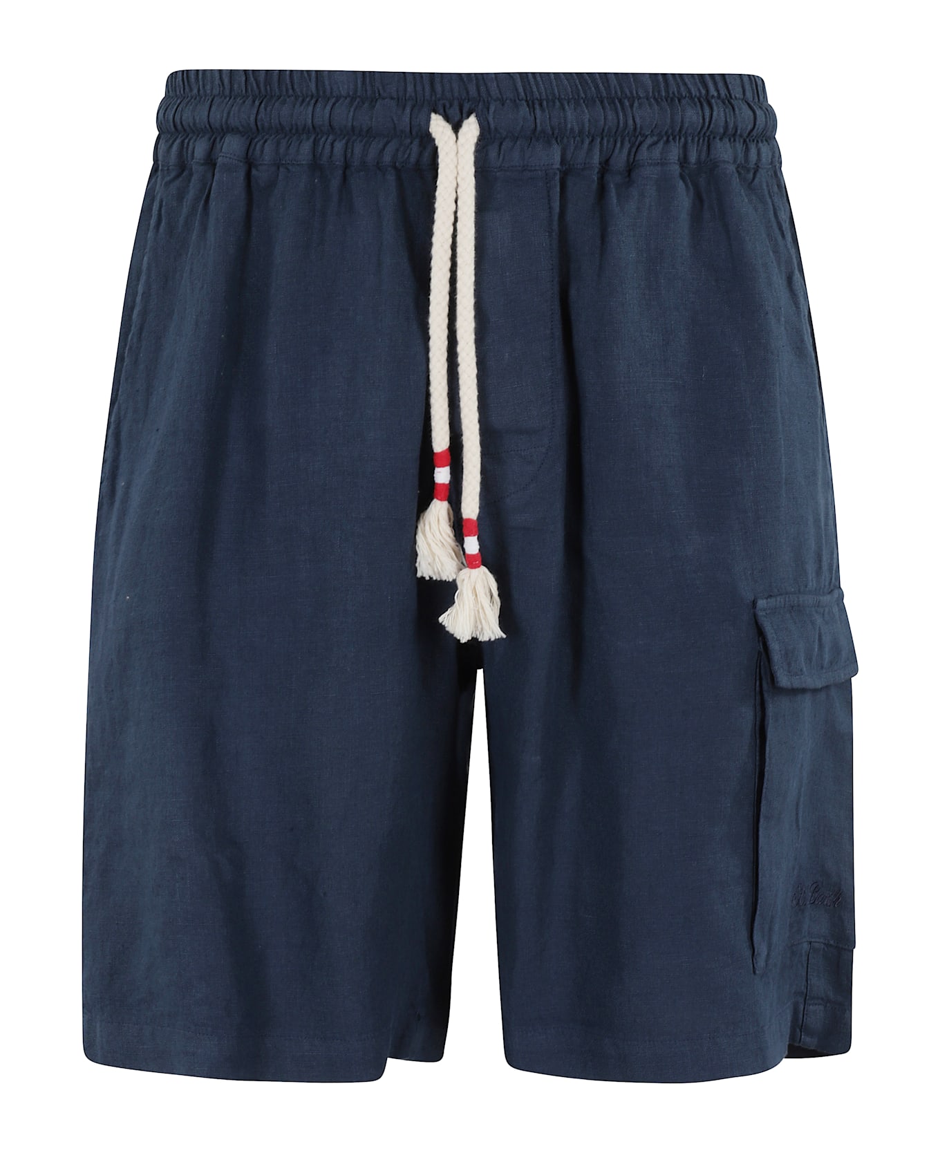 MC2 Saint Barth Bermuda Chinos Con Tasche - Marine Blue