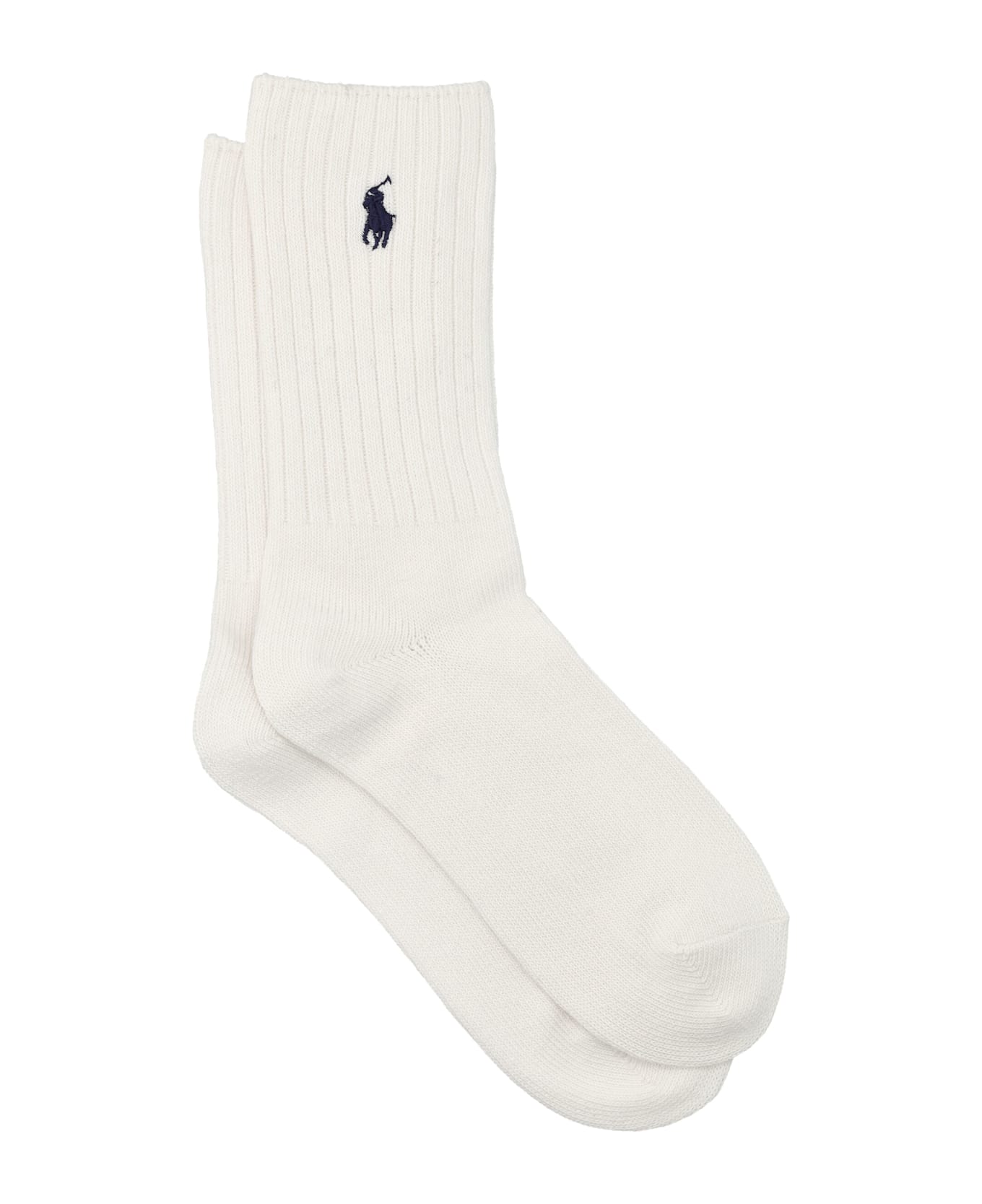Polo Ralph Lauren Cotton-blend Crew Socks - WHITE