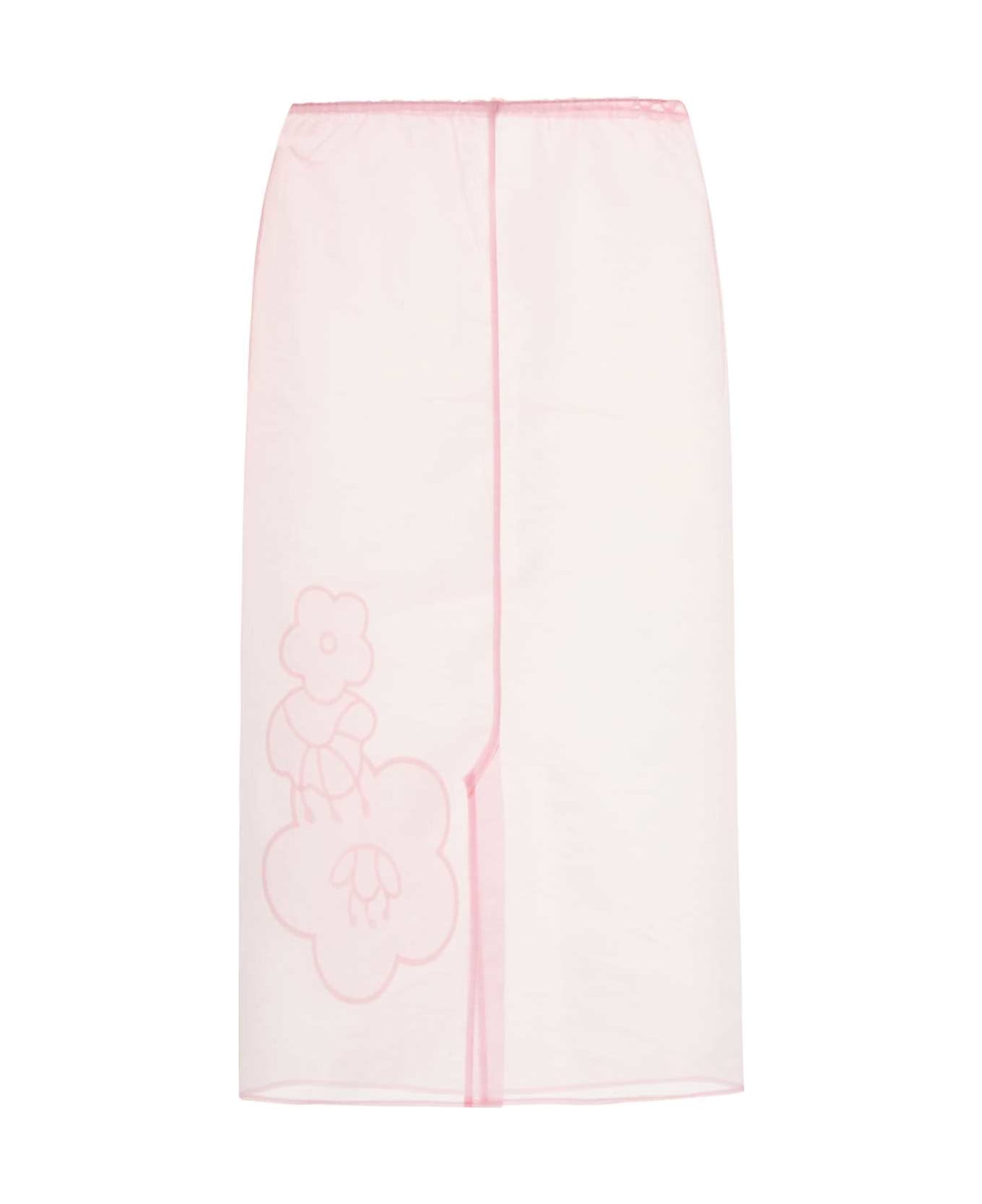 Cecilie Bahnsen Pink Organza Bambi Skirt - BLUSHPINK