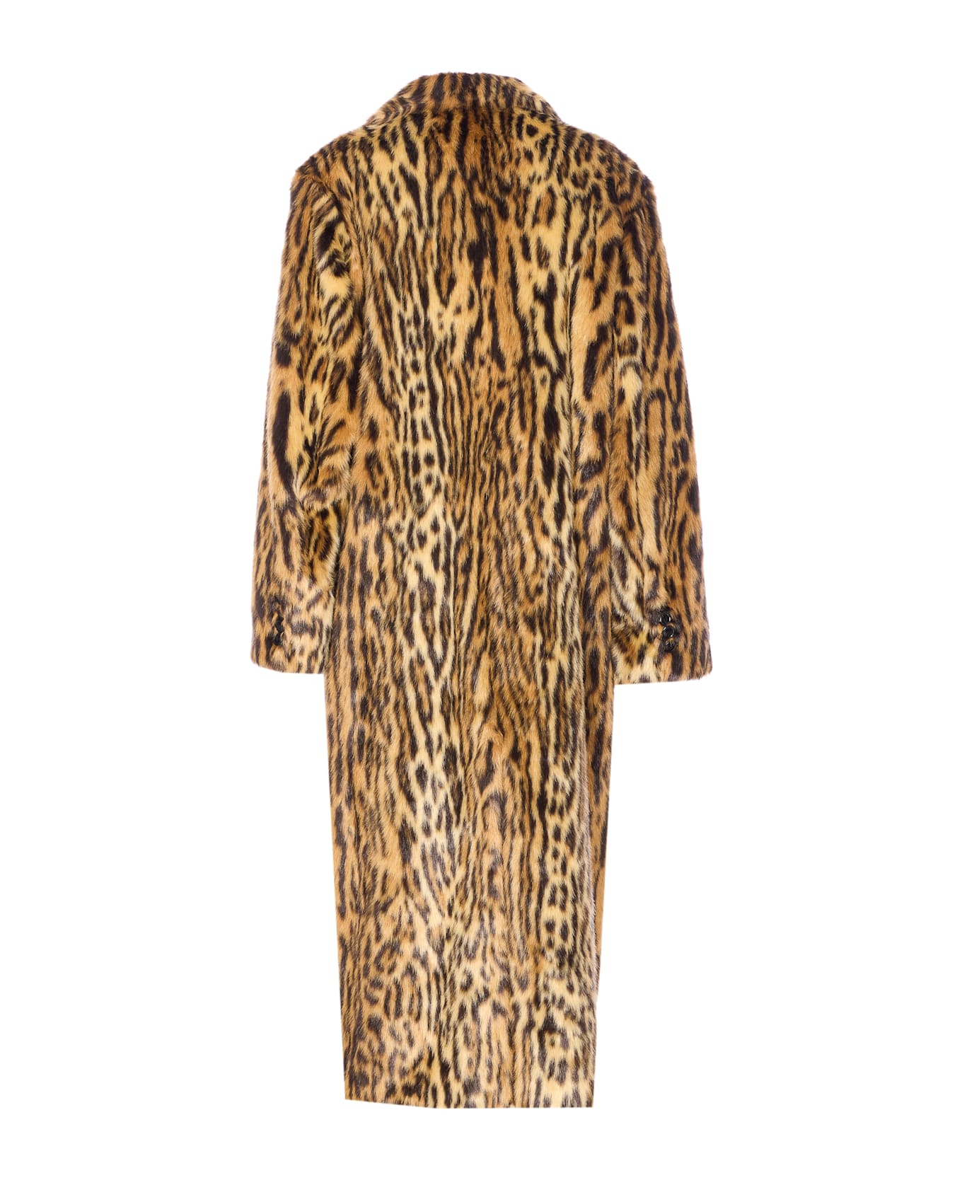 STAND STUDIO Marceline Faux Fur Coat - Brown