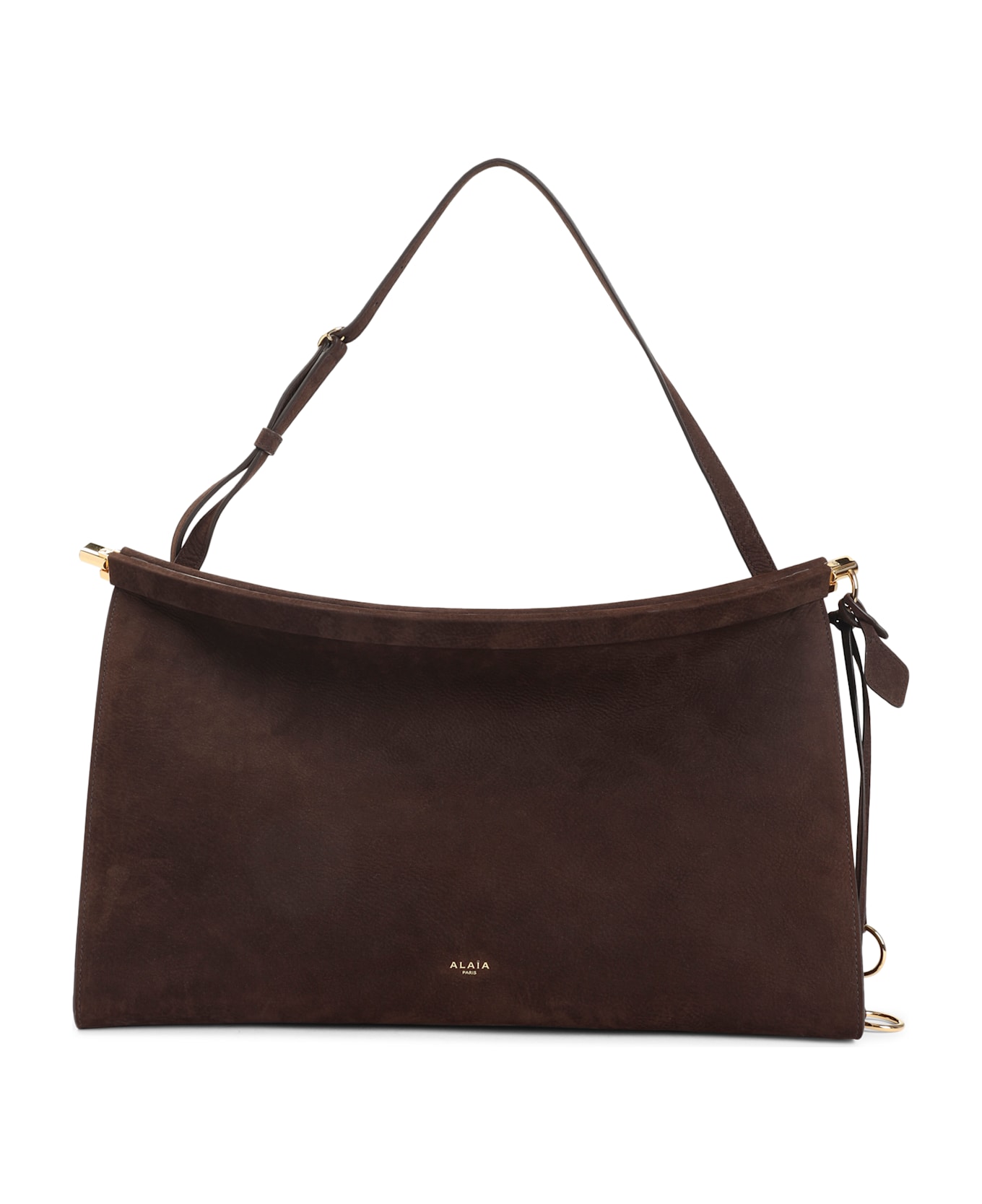 Alaia Alaïa East West L Handbag - Brun Fonce