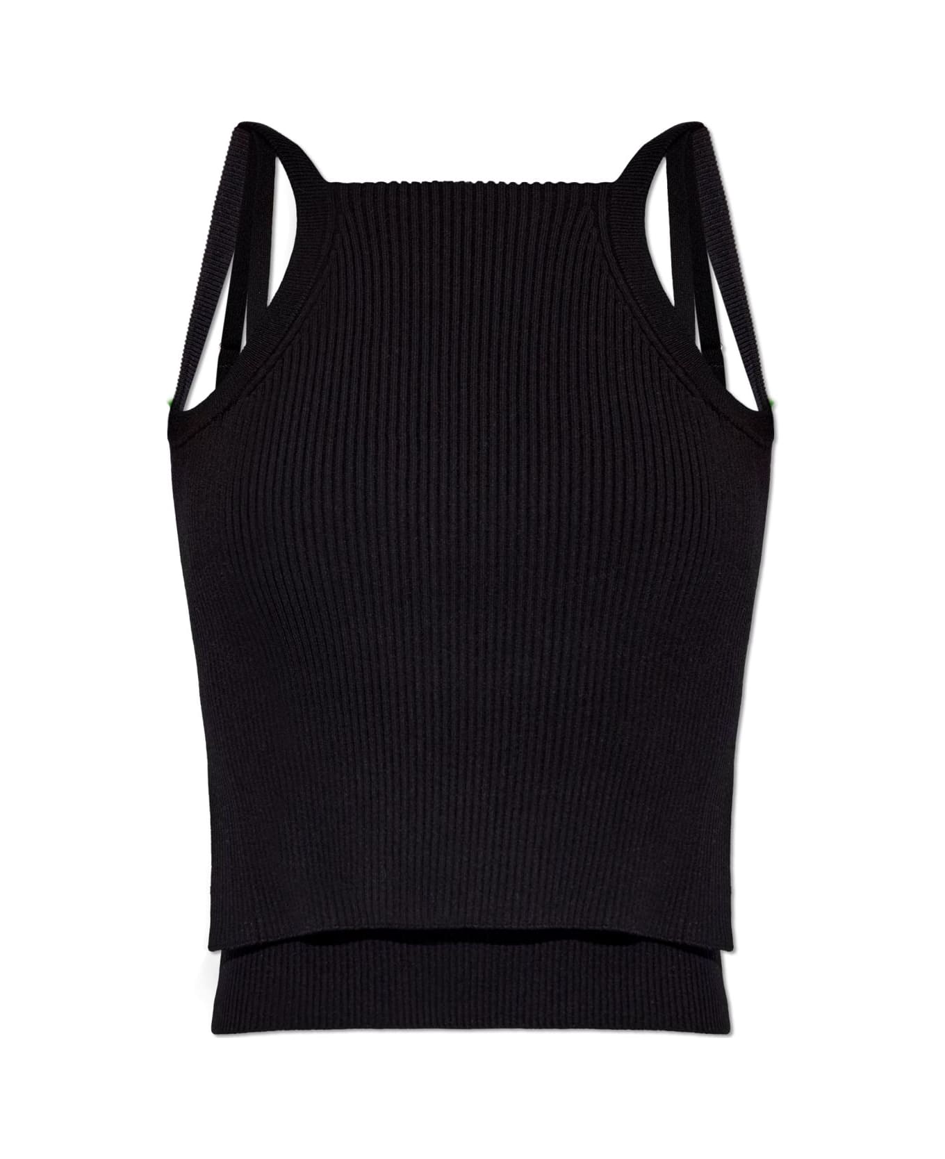 Emporio Armani Top From The 'sustainability' Collection - Black ブラウス