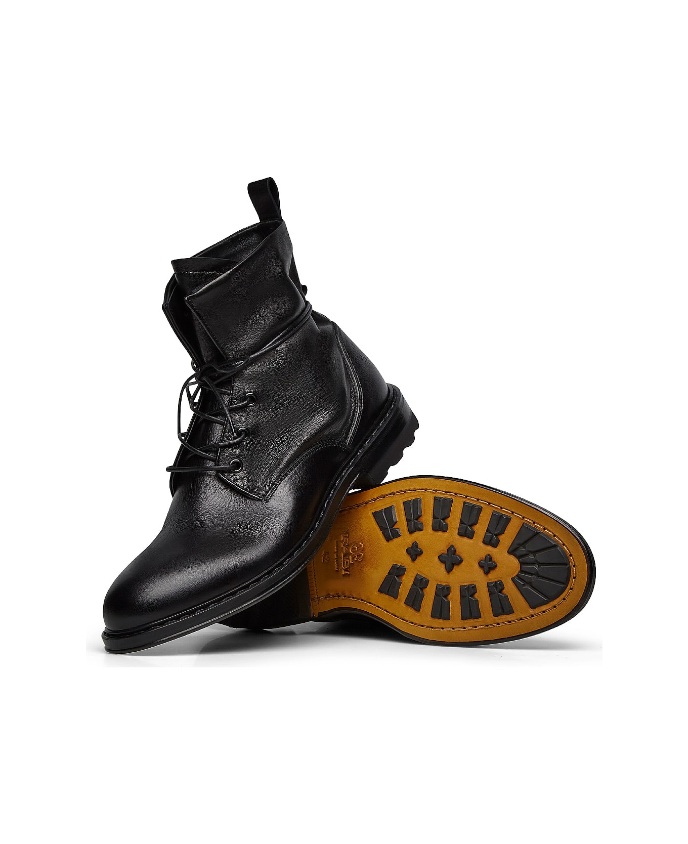 Fabi High-laced Boots In authentic - NERO+NERO