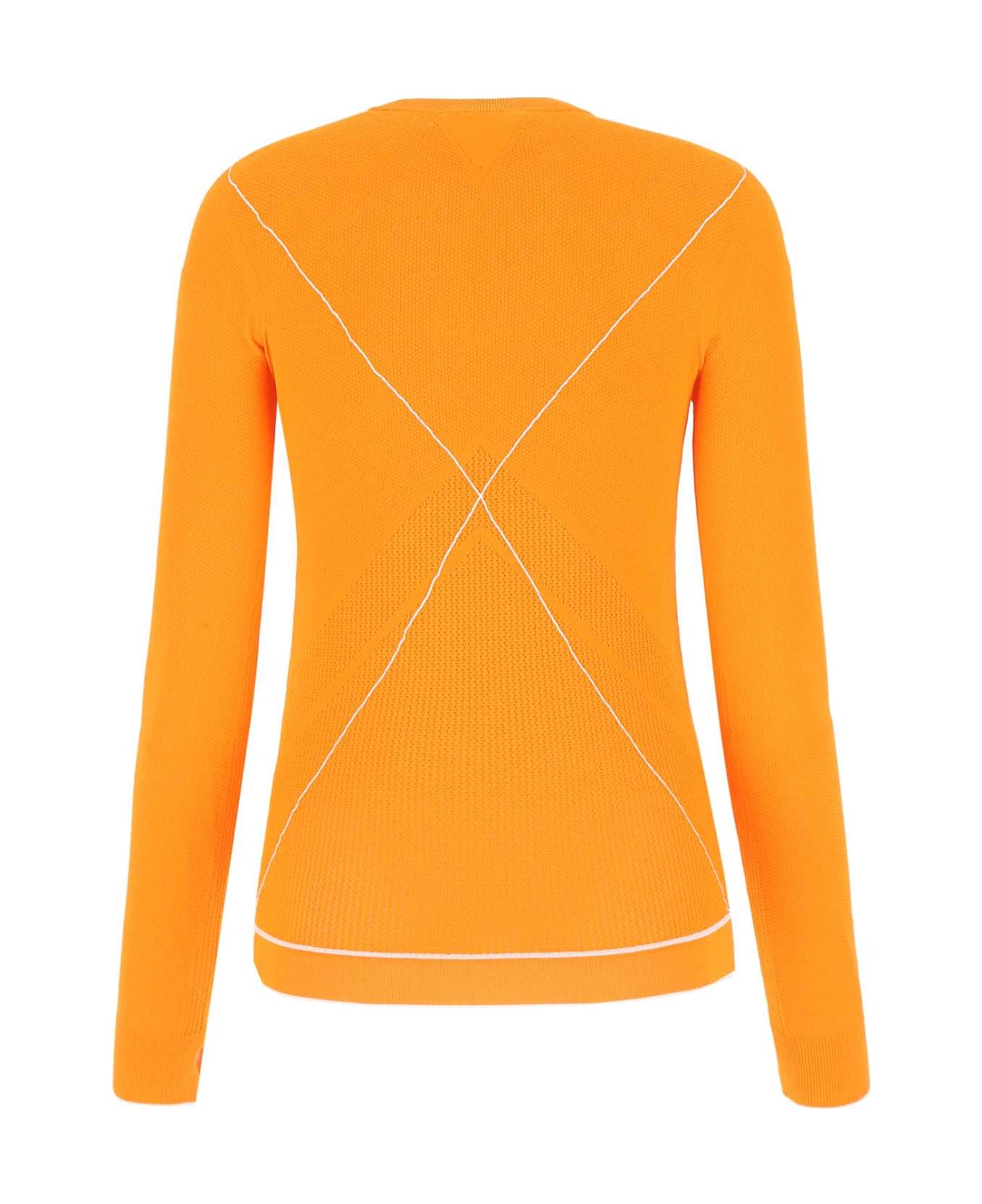 Bottega Veneta Orange Viscose Blend Sweater - 7960