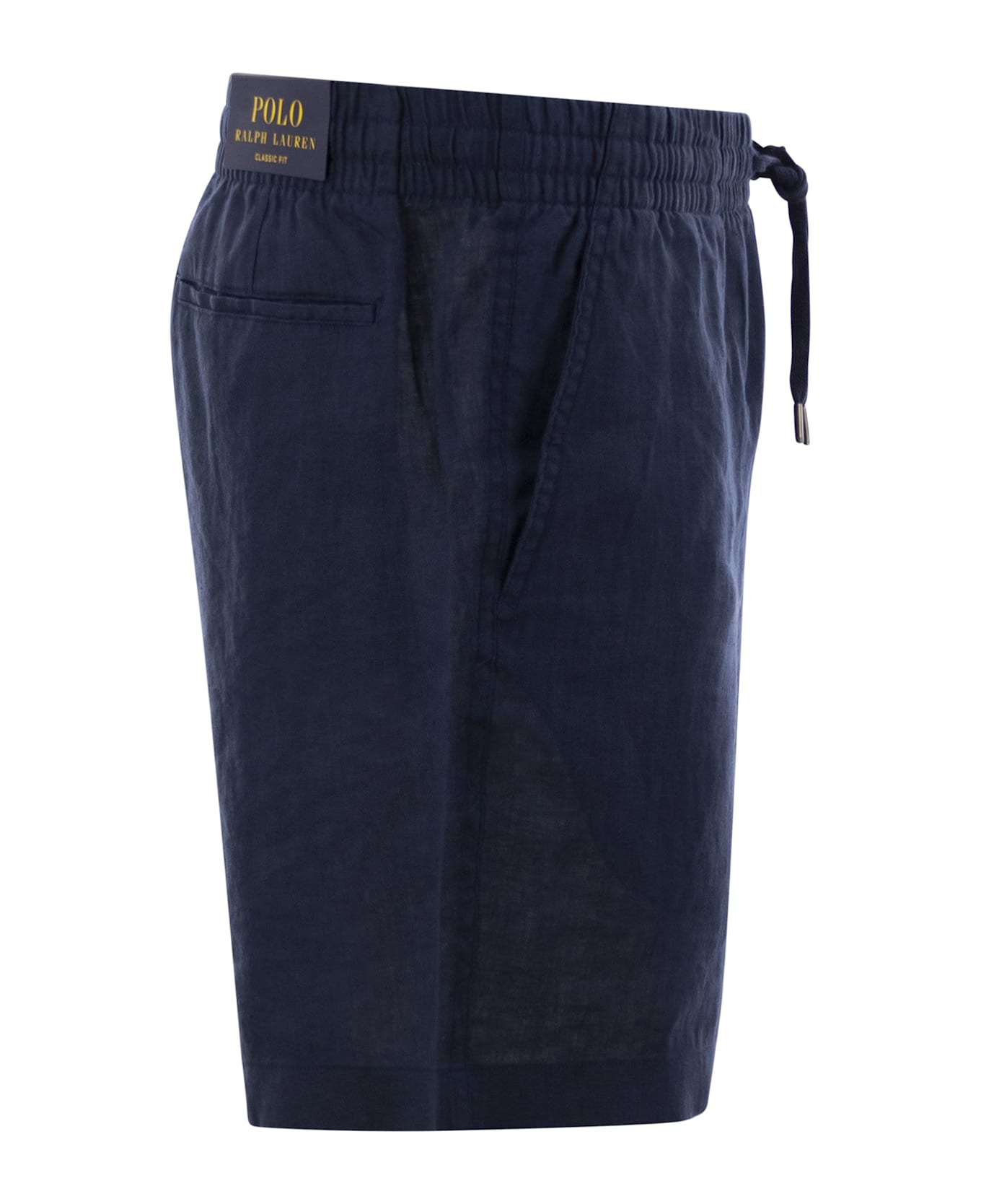 Polo Ralph Lauren Short Prepster Linen Polo 15.2 Cm - Navy