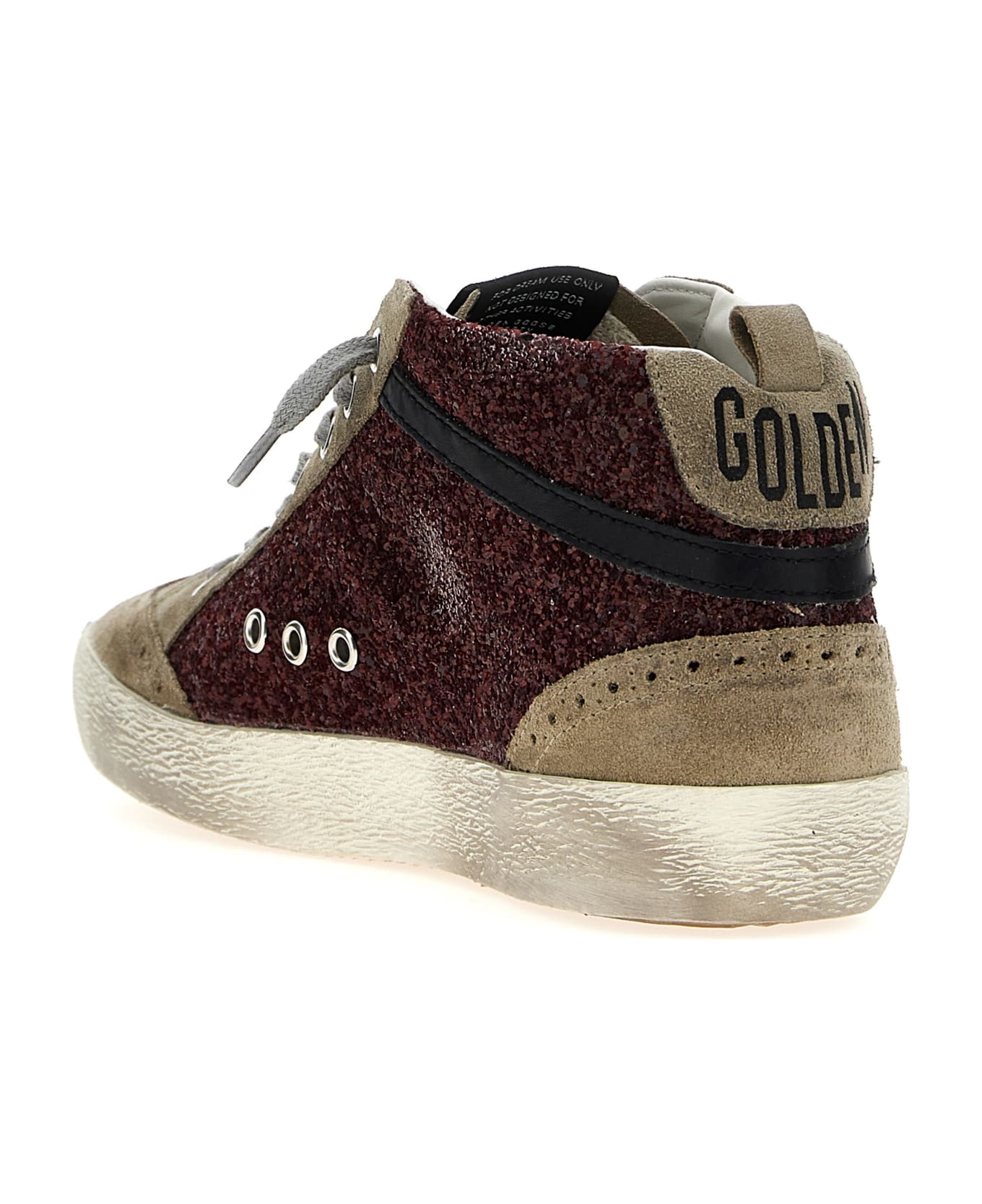 Golden Goose 'mid Star' Sneaker - Bordeaux