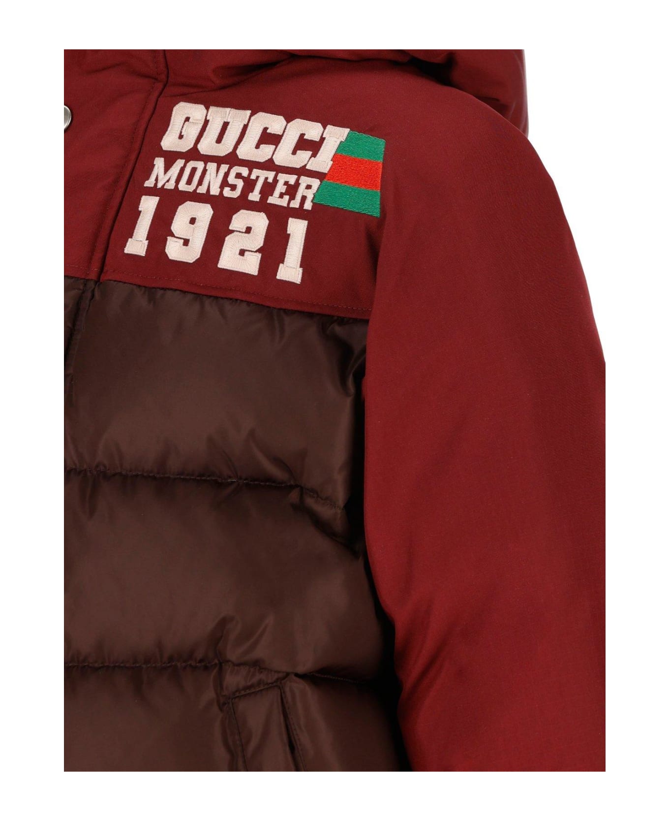 Gucci Logo Embroidered Long-sleeved Coat コート＆ジャケット