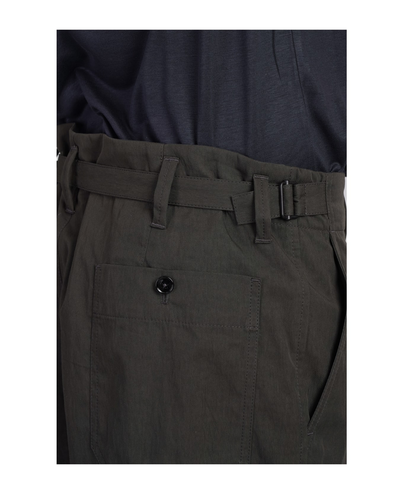 Lemaire Pants In Brown Cotton - brown