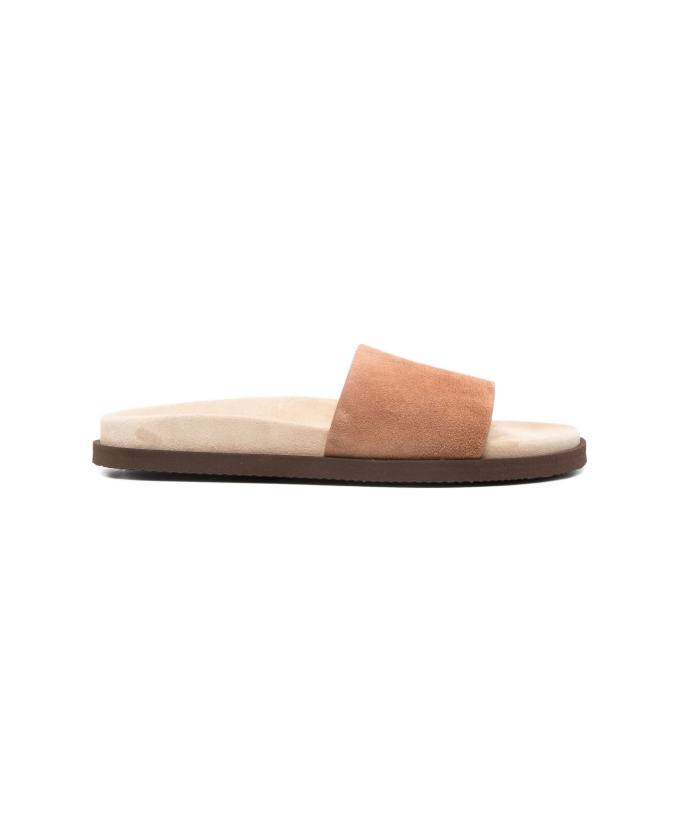 Brunello Cucinelli Leather Slippers