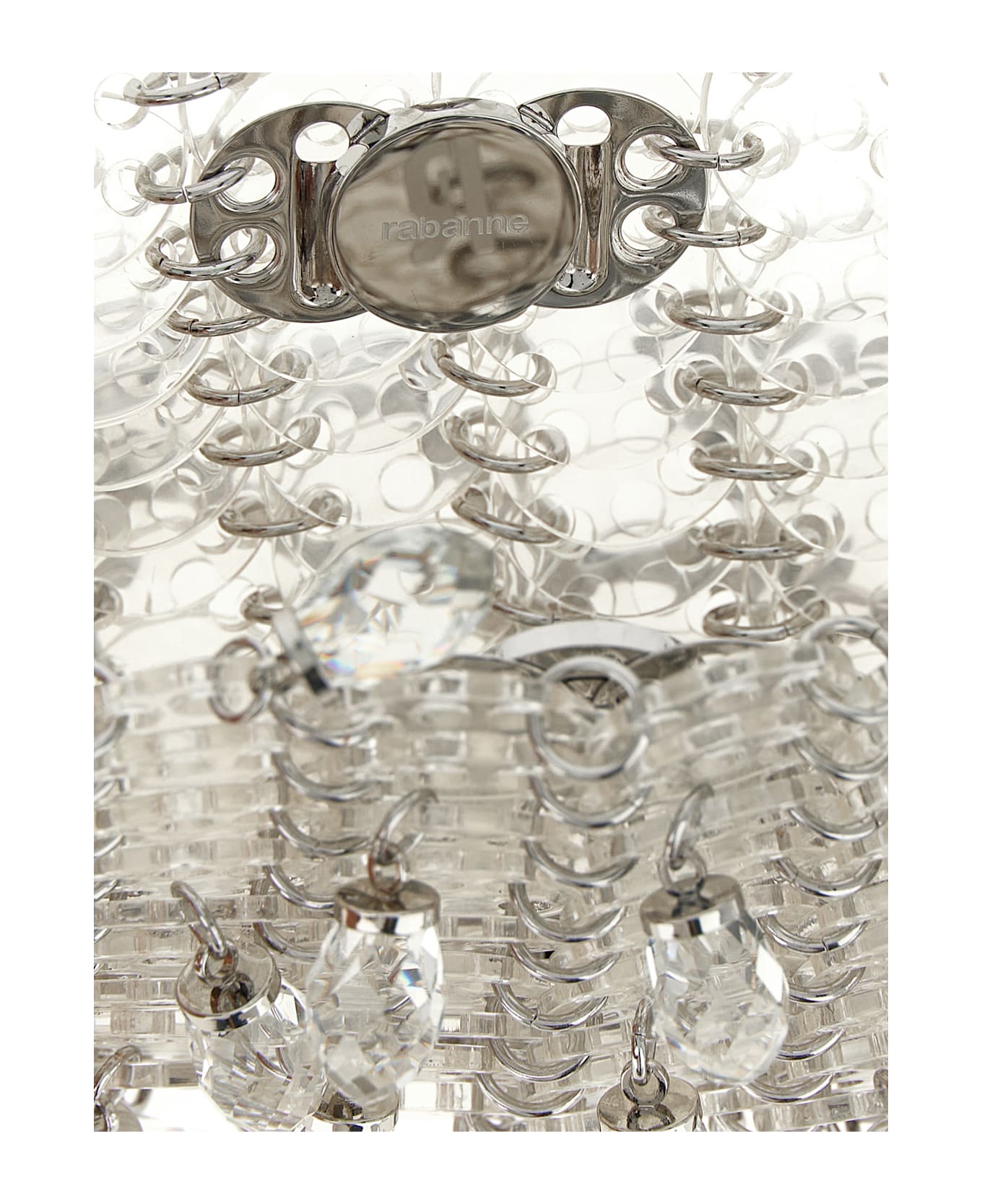 Paco Rabanne 
1969 Nano Crystal Resin
 Shoulder Bag - Silver