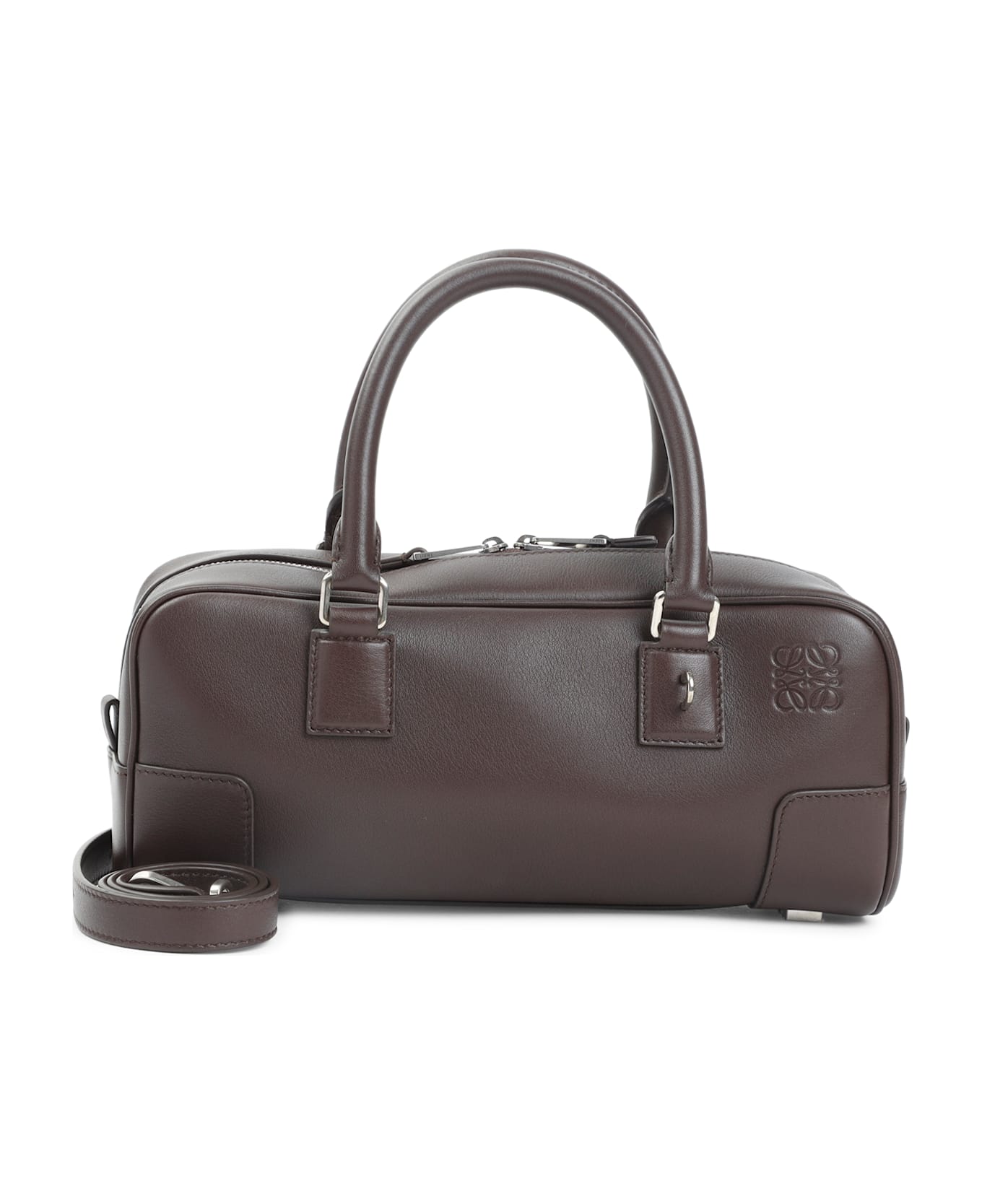 Loewe Amazona 23 Cropped Bag - Dark Brownie