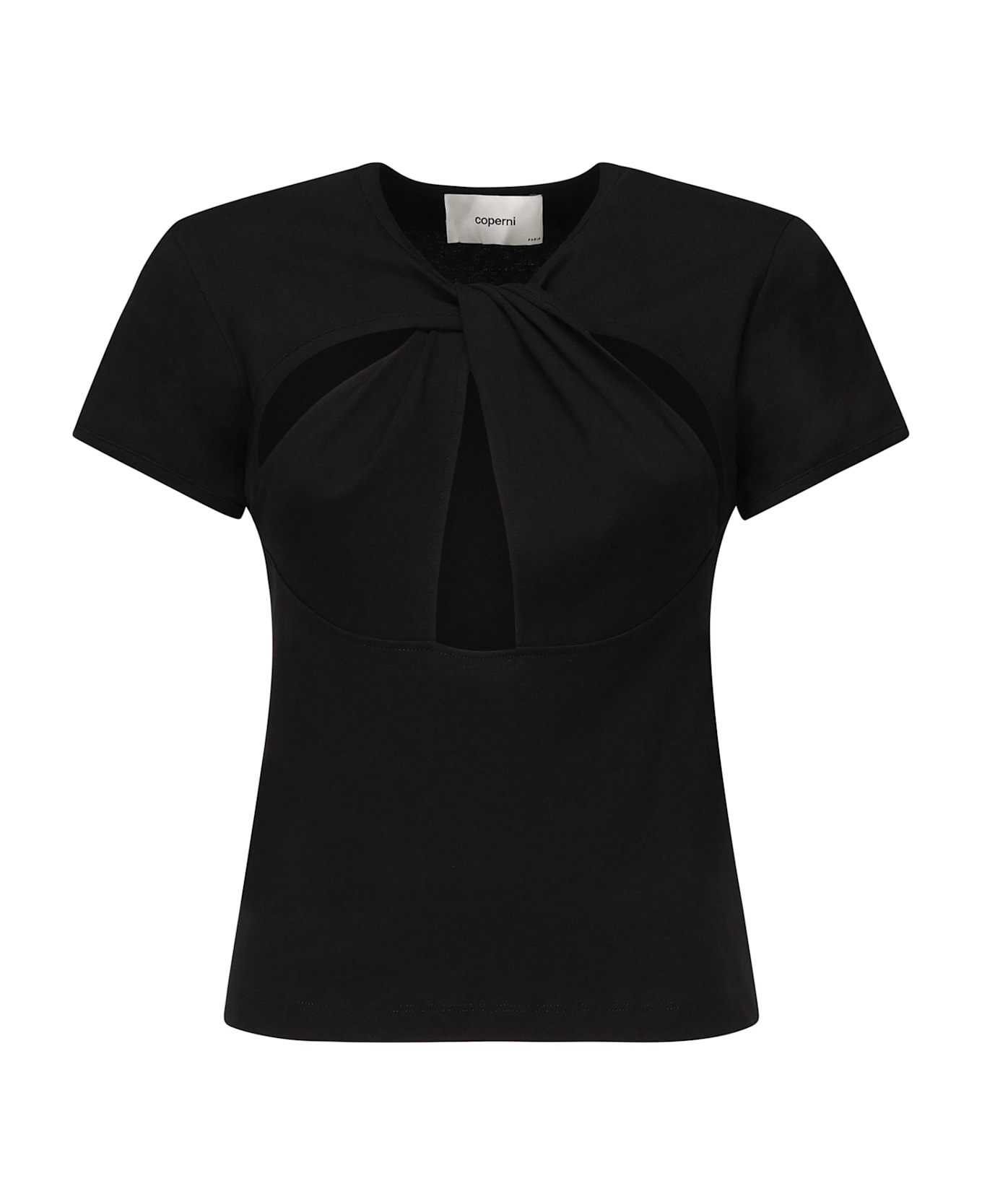 Coperni Cut-out T-shirt - Black