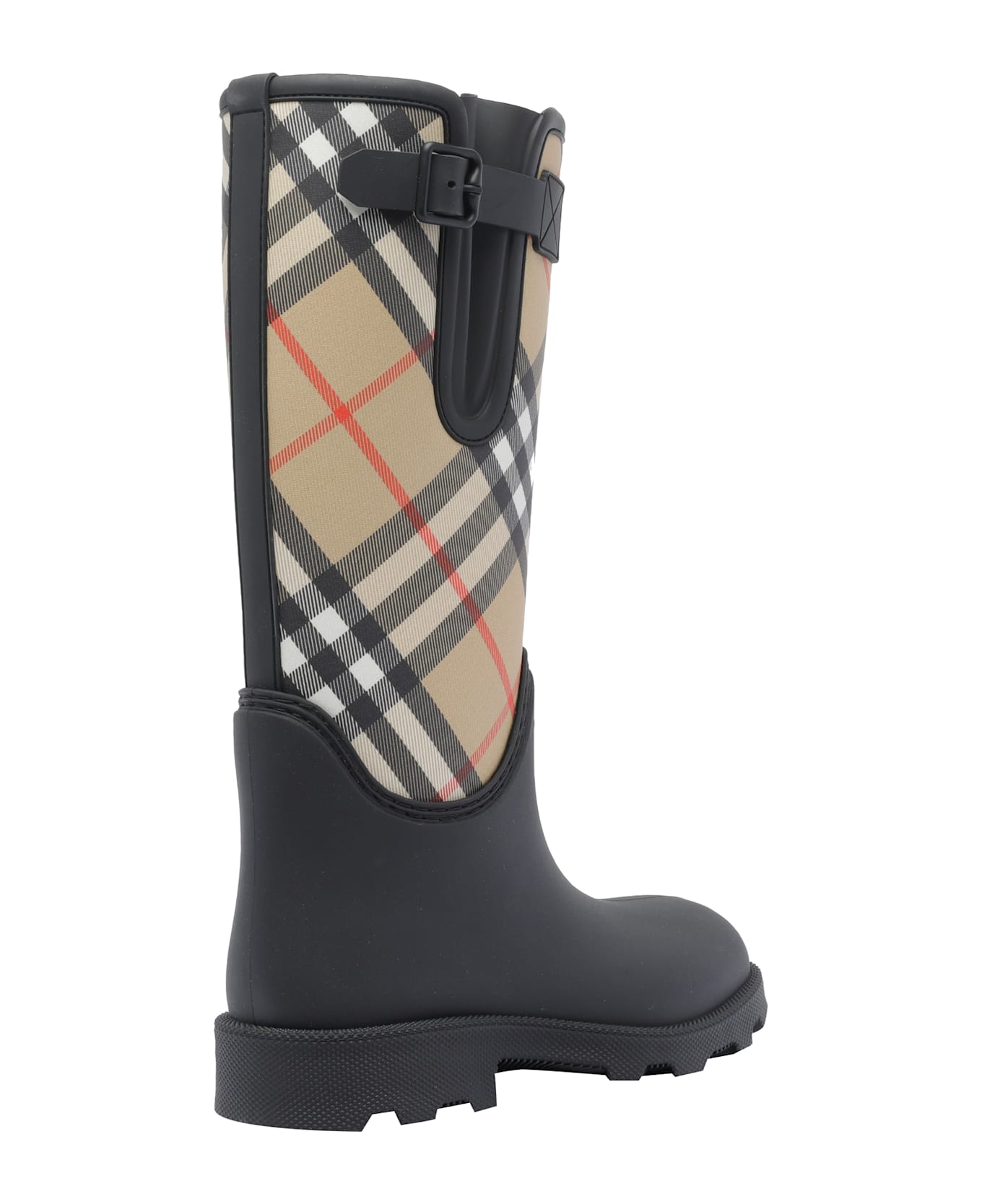 Burberry Marsh Print Boots - Black