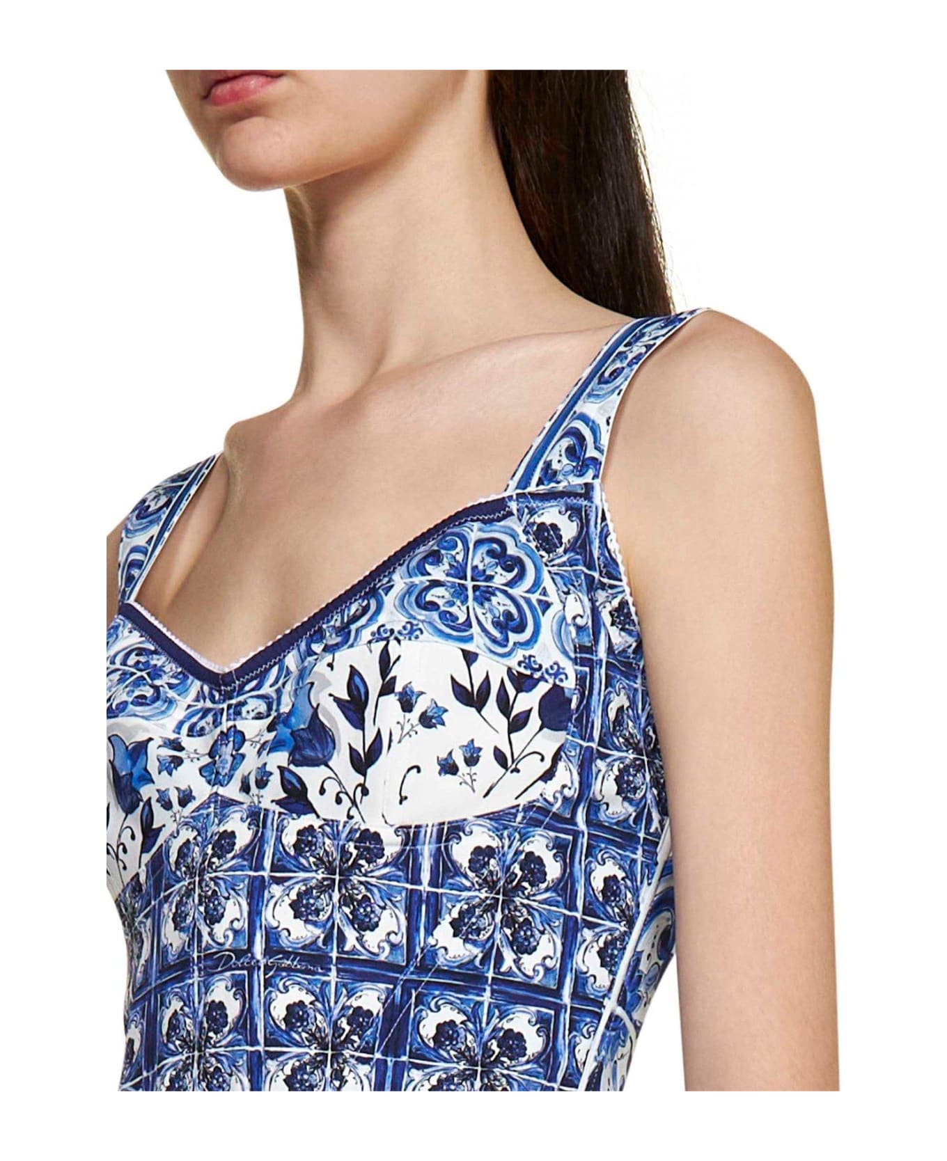 Dolce & Gabbana Top - MIX MAIOLICA BLU