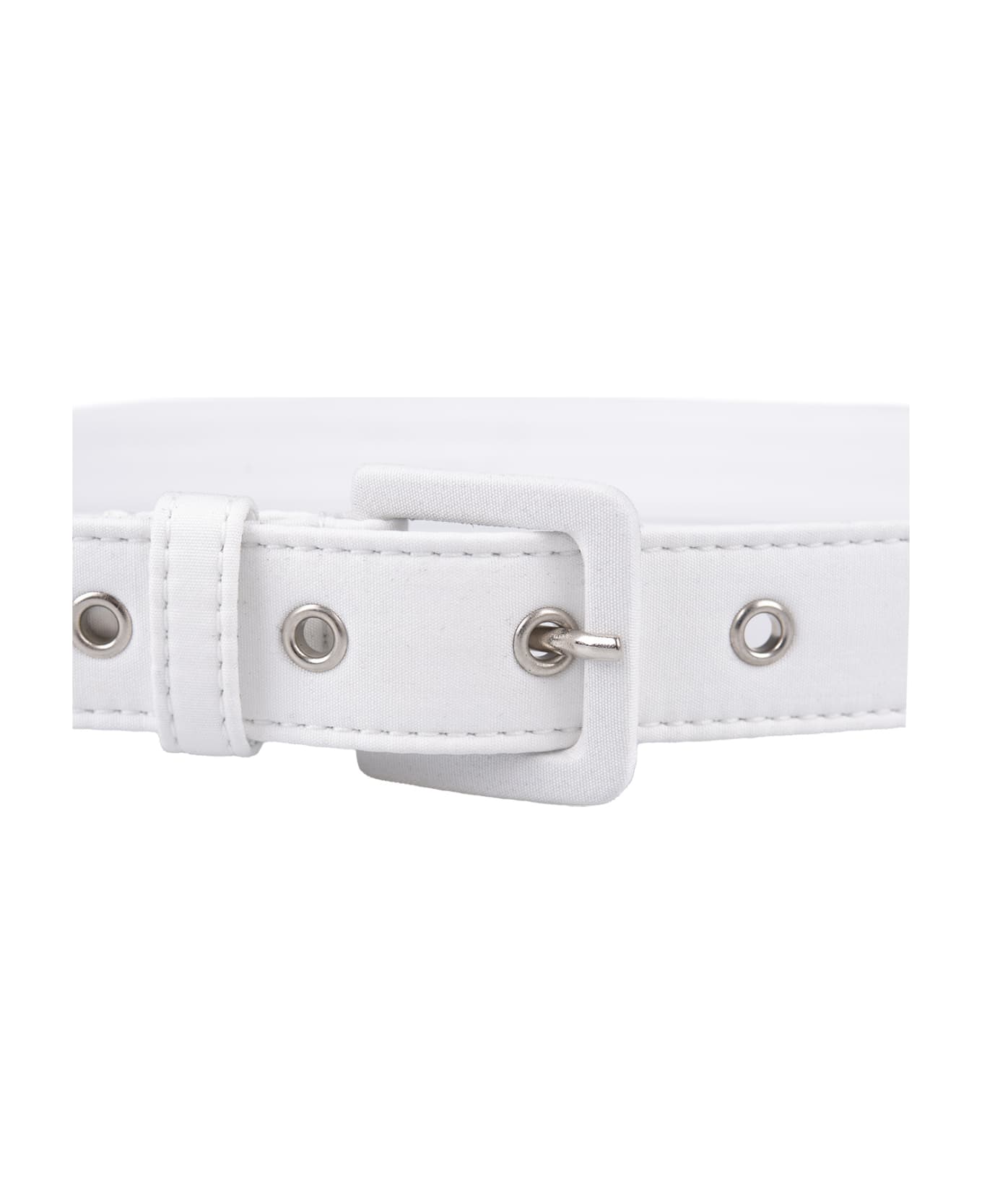 Ermanno Scervino White Belt With Studs - White ベルト