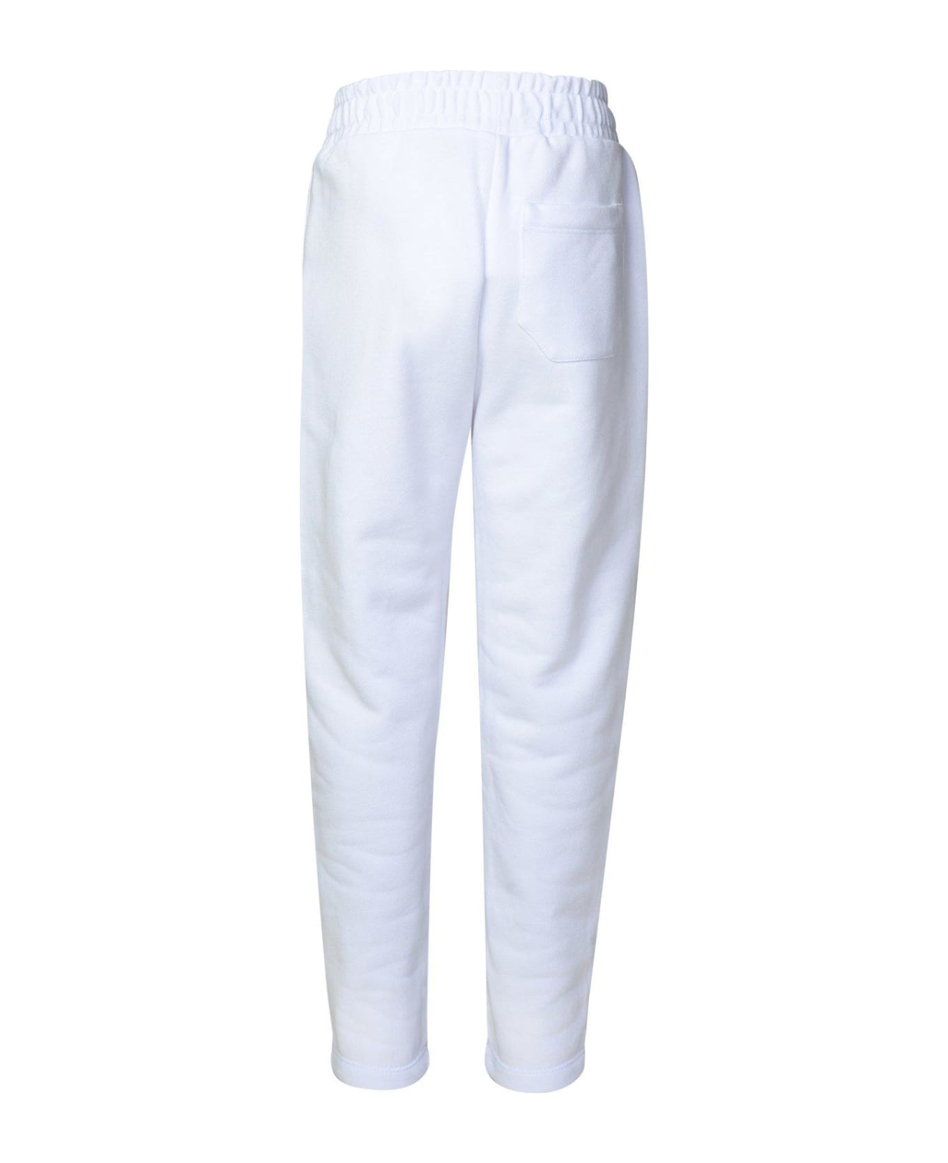Golden Goose Star-printed Tapered-leg Track Pants - WHITE/ BLUE ROYAL