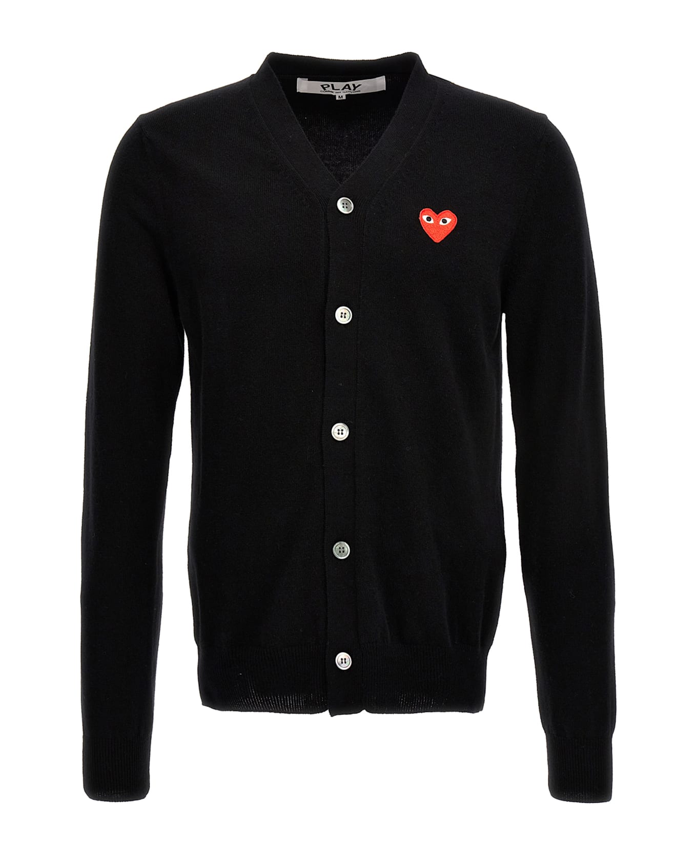 Comme des Garçons Play 
heart
 Cardigan - Black  
