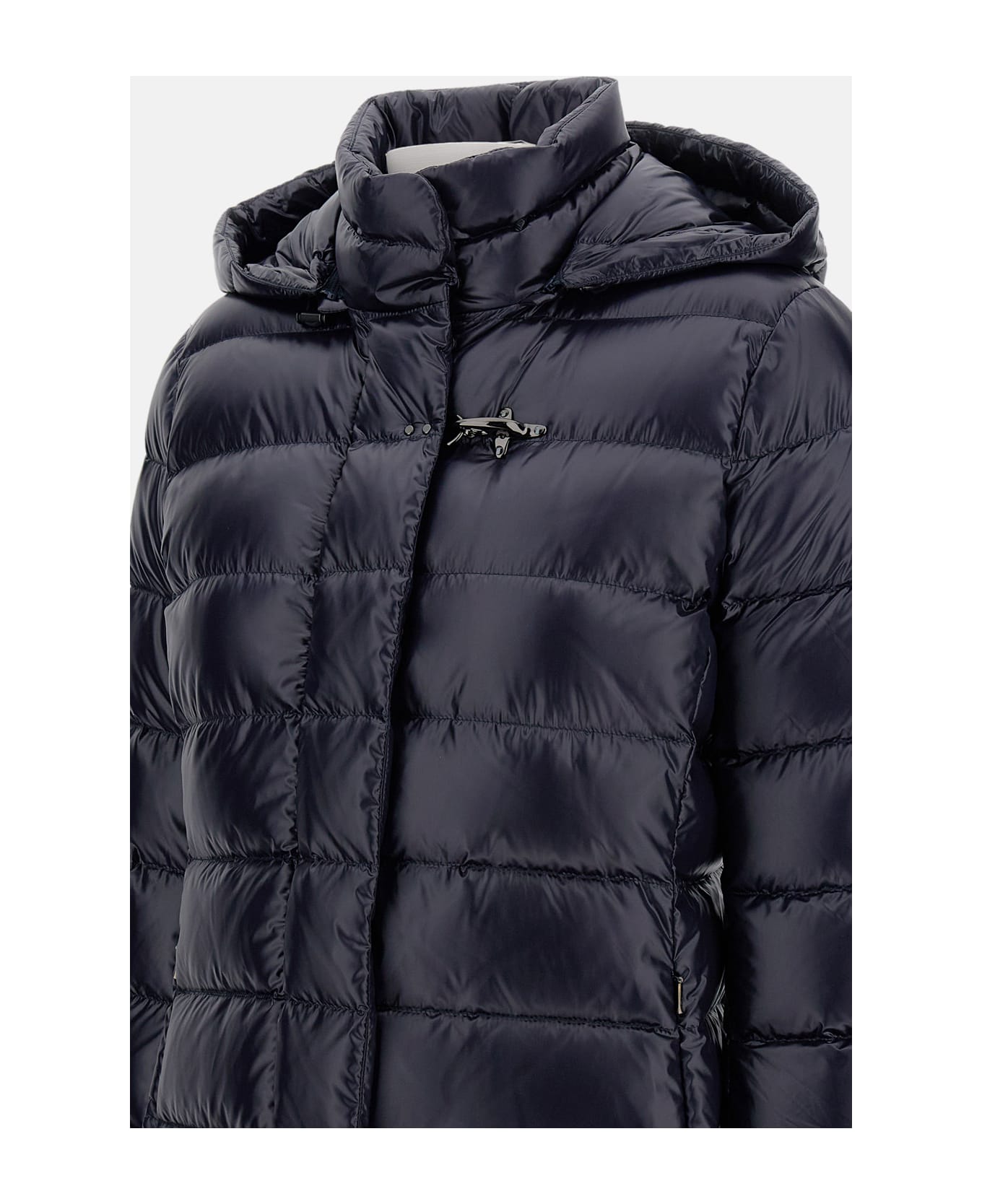 Fay Urban Down Jacket With Hood - Blue