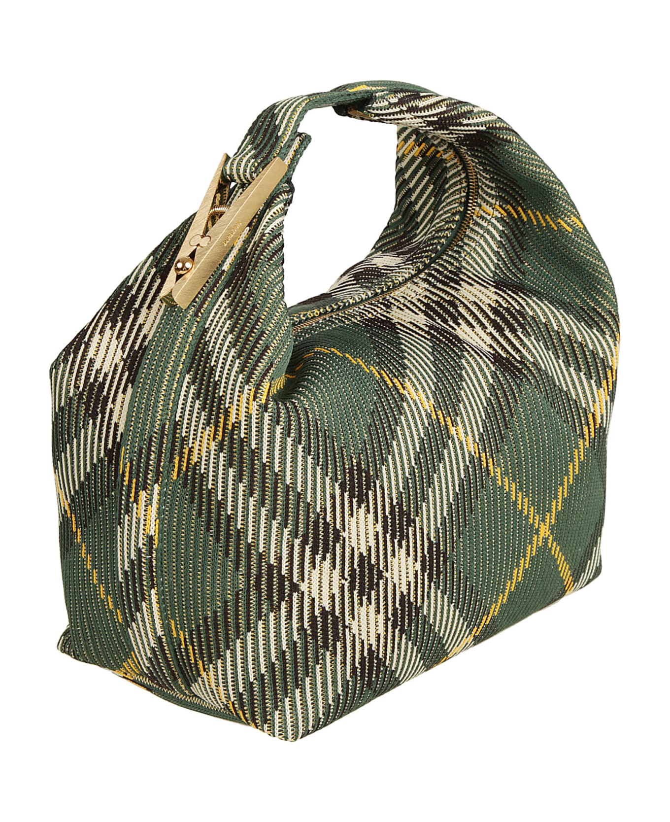 Burberry Check Patterned Hand Bag - Ivy