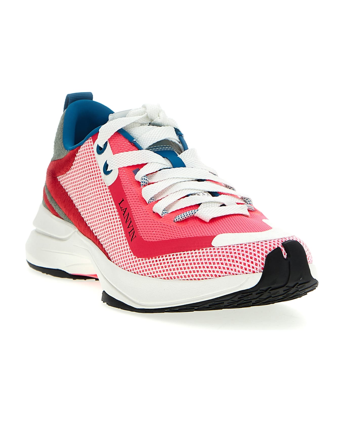Lanvin 'runner' Sneakers - Optic White/red