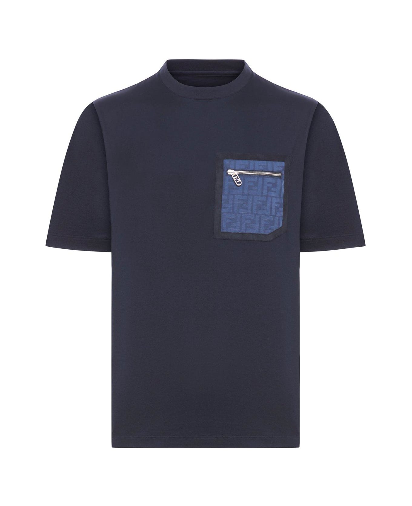 Fendi Monogrammed Pocket Crewneck T-shirt | italist, ALWAYS