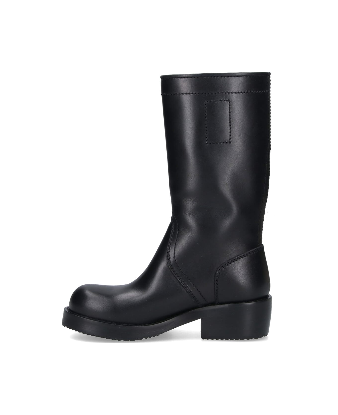 Dries Van Noten Leather Boots - Black  