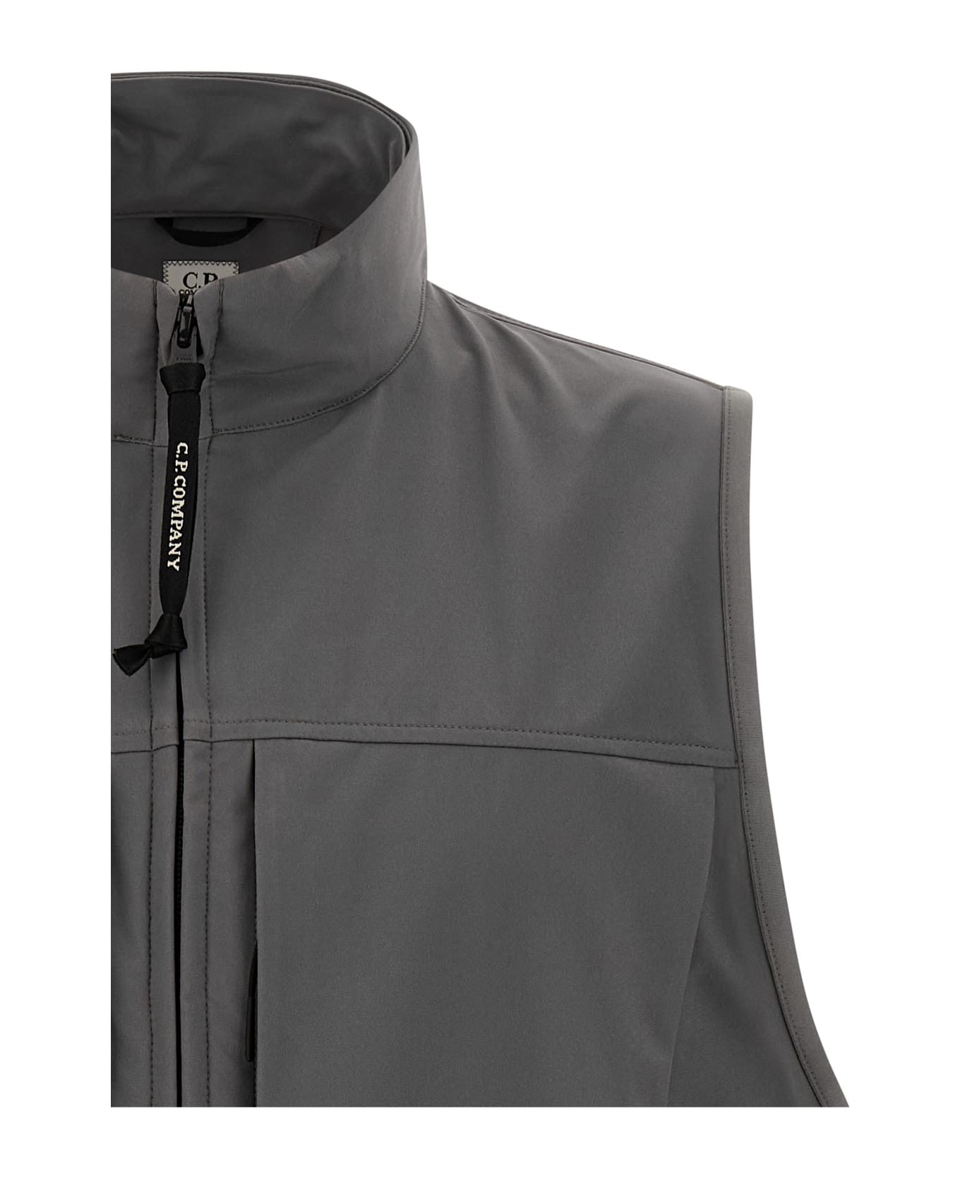 C.P. Company 
cp Shell Hooded
 Vest - Beige