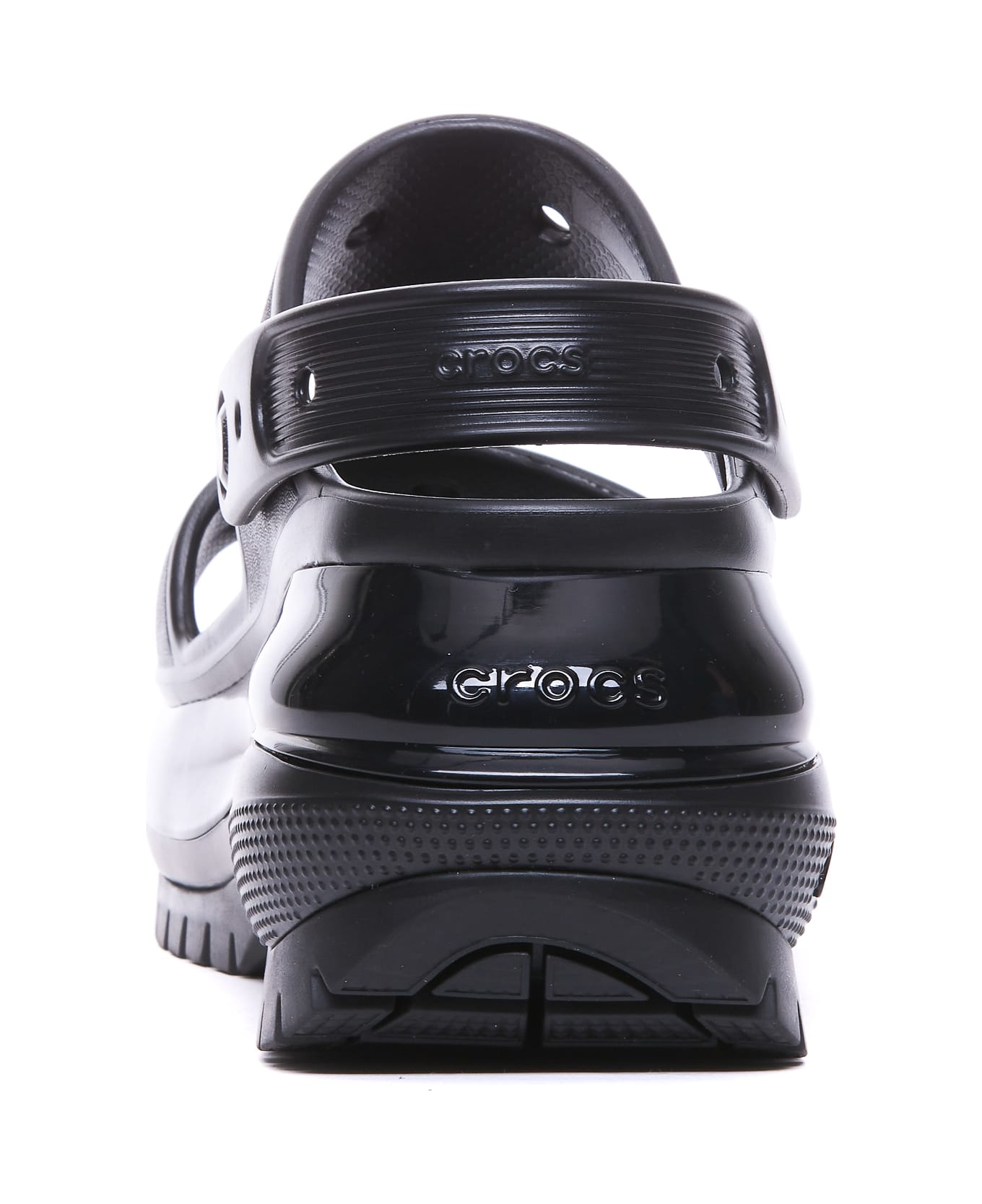 Crocs Classic Mega Crush Sandals - Black