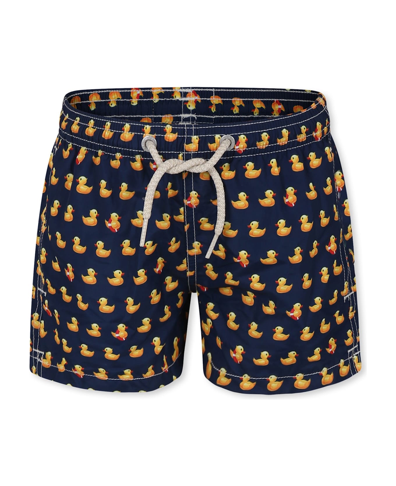 MC2 Saint Barth Blue Swim Shorts For Boy With Duck - Blue