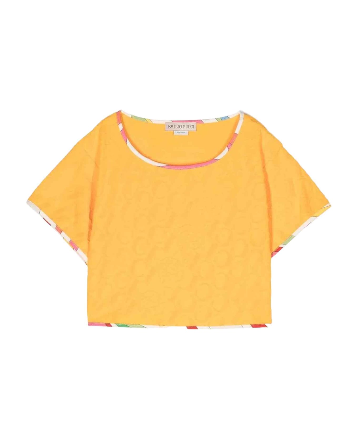 Pucci Yellow T-shirt Girl - Giallo